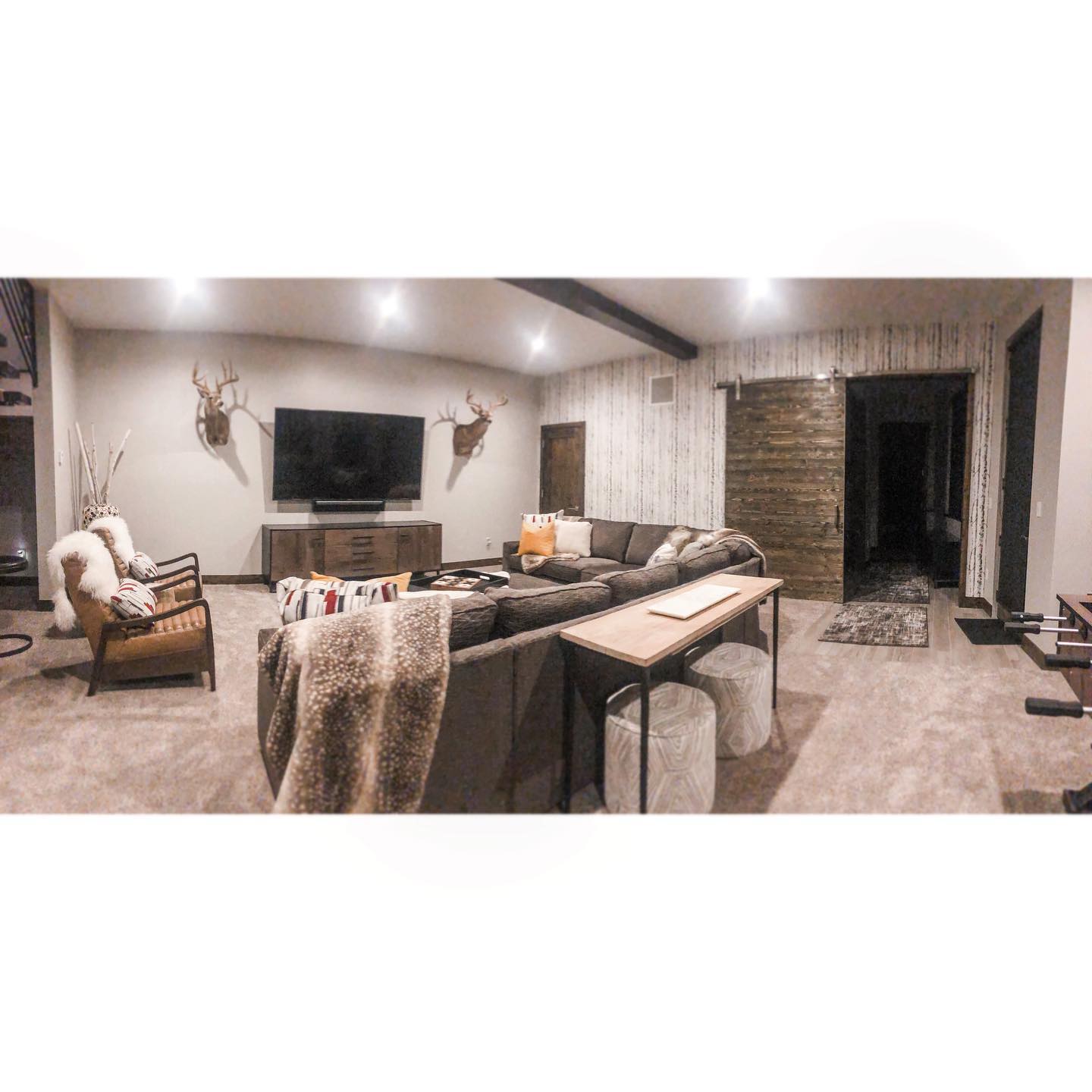 Case of the Monday’s? We sure had one of those days! Looking back at this project brightened my day and I hope it does yours too!
| one of our very favorite projects EVER! This room has so much space for entertaining and still feels so cozy and inviting. The rest of the house is just the same! So many fun little touches that made this luxury rental, parade of homes award winner, Mountain Living Magazine People’s Choice Award winner an incredible project to be a part of! It was getting to know the owners so well that made this place special; they are the most gracious and inviting hosts and that really poured over in this house that can be rented by other families visiting Breckenridge. I know any time I am there it’s hard to leave! #interiordesign #interiordecor #throwbackpost #caseofthemondays #daybrightener #luxuryrental #breckenridgecolorado #summitcountycolorado #whowouldntwantobehere