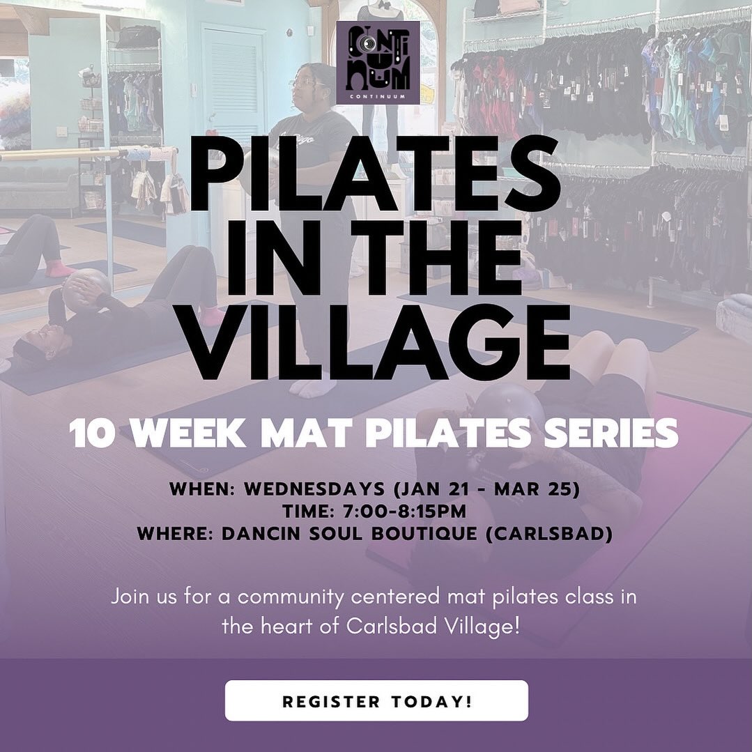 NEW CLASS - Wednesdays 7-8pm at @dancinsoulboutique
Throughout this series, we’ll build strength, mobility, and body awareness through a thoughtful and empowering Pilates practice.
Link in bio to learn more and register. Comment below if you have any questions!