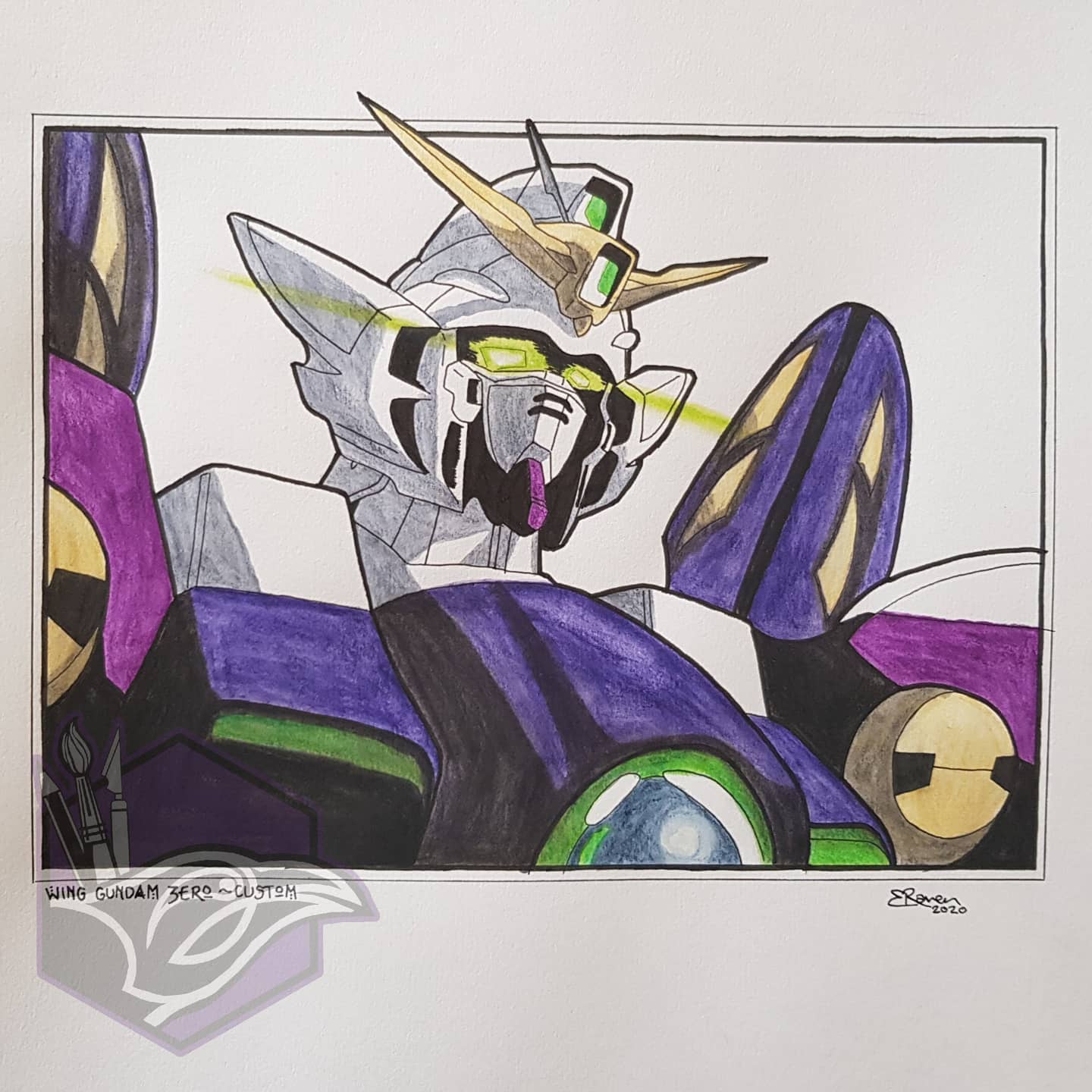 A good friend and colleague left for a new job last week and I thought I'd do a drawing for them as a farewell gift. They're a tiny bit into building and customising models of Gundam mobile suits... 😁
.
I think they liked it; they said it's going straight on the wall in their craft room! 😊
.
Drawn with Unipin fineliners and coloured with Derwent Inktense pencils.
.
.
.
.
.
#gundam #gundamwing #gundamwingzero #wingzero #gundamart #fanart #art #drawing #ink #unipin #unipinfineline #inktense #derwentinktense #artistsoninstagram #emilyravencrafts