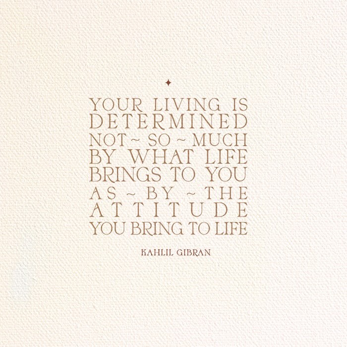 • full quote • “your living is determined not so much by what life brings to you as by the attitude you bring to life; not so much by what happens to you as by the way your mind looks at what happens” • kahlil gibran
• a beautiful perspective to live by •
With love,
Lou Broadbent
Quantum Healing Hypnosis Technique
(QHHT) Level 2 Practitioner ✨
for those seeking more visit ~
www.stateofselfqhht.com
#qhht #qhhtpractitioner #innerpeace #healing #selfhealing #kahlilgibran #kahlilgibranquote #spiritualquotes #spiritualawakening #state.of.self.qhht