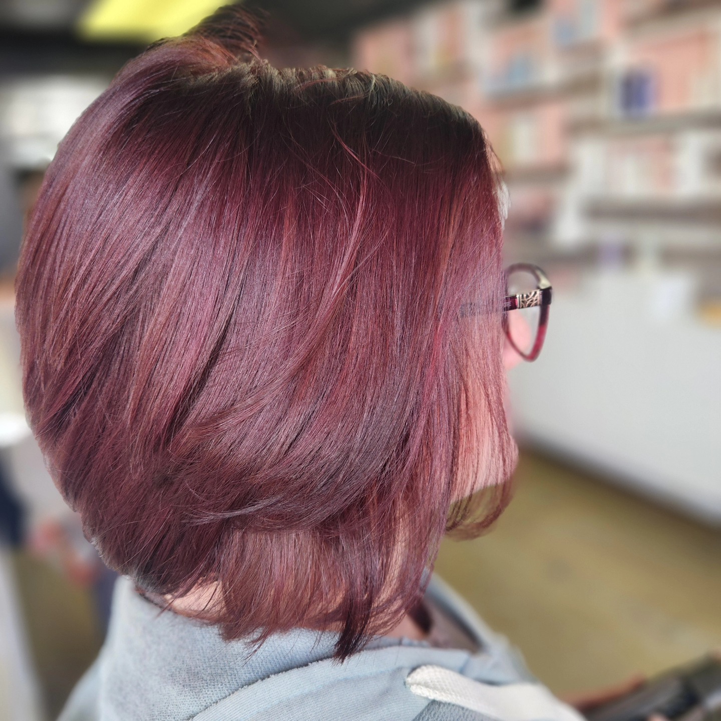 The goal was to match her glasses! I'd say we nailed it! ❤️
From deep auburn to vibrant copper, and every shade in between—red hair is a spectrum of fiery beauty! 🔥 Whether you're rocking a rich mahogany or a bold, bright red, every tone tells a unique story. Redheads, let's celebrate our stunning range of shades! #RedHairRange #FieryAndFierce #AuburnVibes #CopperGlow #NaturalRedhead #HairGoals
Book online and we can find your perfect shade of Red! Vagaro.com/blush84