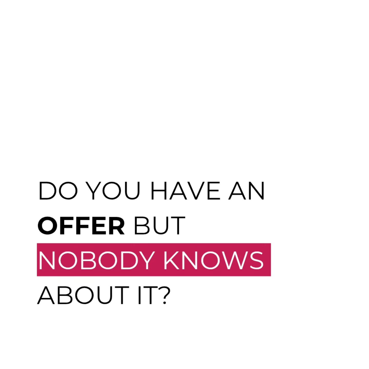 Great 🥱 You have an offer or promotion. But nobody knows about it?
If no one knows, you're not making sales.
Waiting to sell to only those who walk through your doors is costing you bookings and sales.
If your business has a:
🗓 monthly service promotion
🕑 limited time launch or event
🆕️ new service available
Paid Facebook & Instagram ads will get your offer out there quickly for people to know and buy!
For example, one of my Spa clients made over $40,000 in 2 months by promoting their limited time offer on Facebook & Instagram, which attracted 23 new buying clients.
If they hadn't shared it using ads, they wouldn't have attracted 23 new clients - boosting their sales significantly! 💰
That could be your business, too! It's time to bring in more clients and sales!! 😊
Ready to get started?
#gacebookadamanagement #paidads #wedoitforyou #sellyourservices #beknown #localadvertising #businesssales
