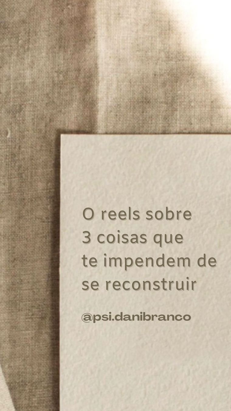 Reconstrução não acontece por aceleração.
Acontece quando identidade, segurança e tempo interno começam a se alinhar.
E isso não se resolve com frases prontas nem com cobrança.
#relacionamentoabusivo #traumarelacional #recuperacaoemocional #psicanalise #sistemanervoso
