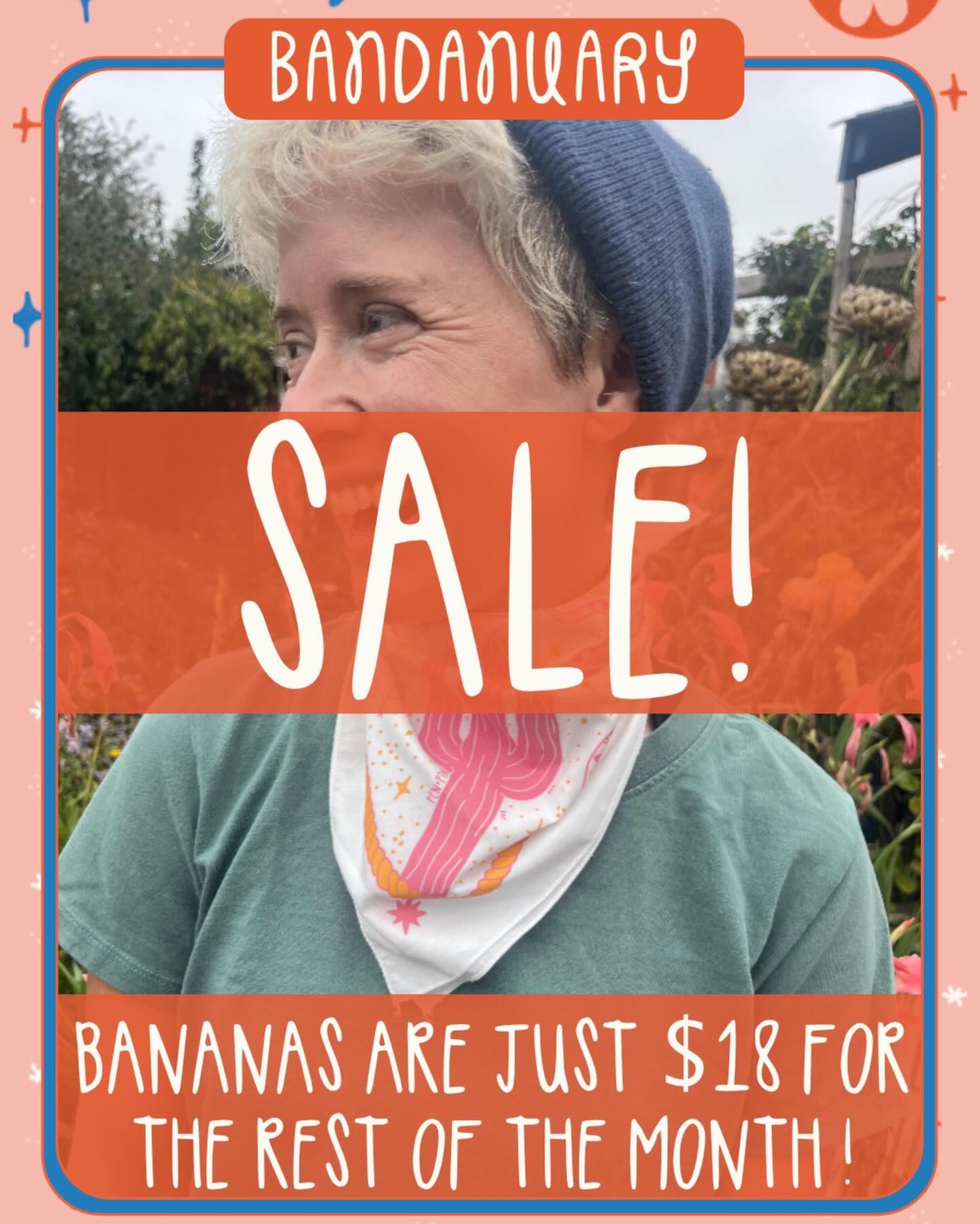 BANDANA SALE! All bandanas in my online shop are just $18 through the end of the month. Happy Bandanuary!
.
.
.
#sale #bandana #bandanuary