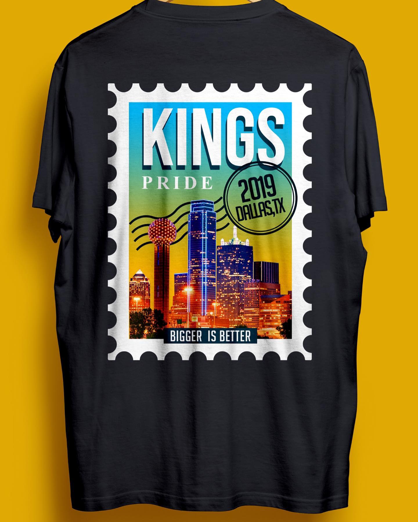 The work continues! Shoutouts to Kings Pride Dallas for allowing me to design yet another great shirt for their weekend!
.
.
#blackbusinessowner #blackownedbusiness #blackexcellence✊🏾 #photoshop #GraphicDesigner #graphicdesign #dallas #texas #pride