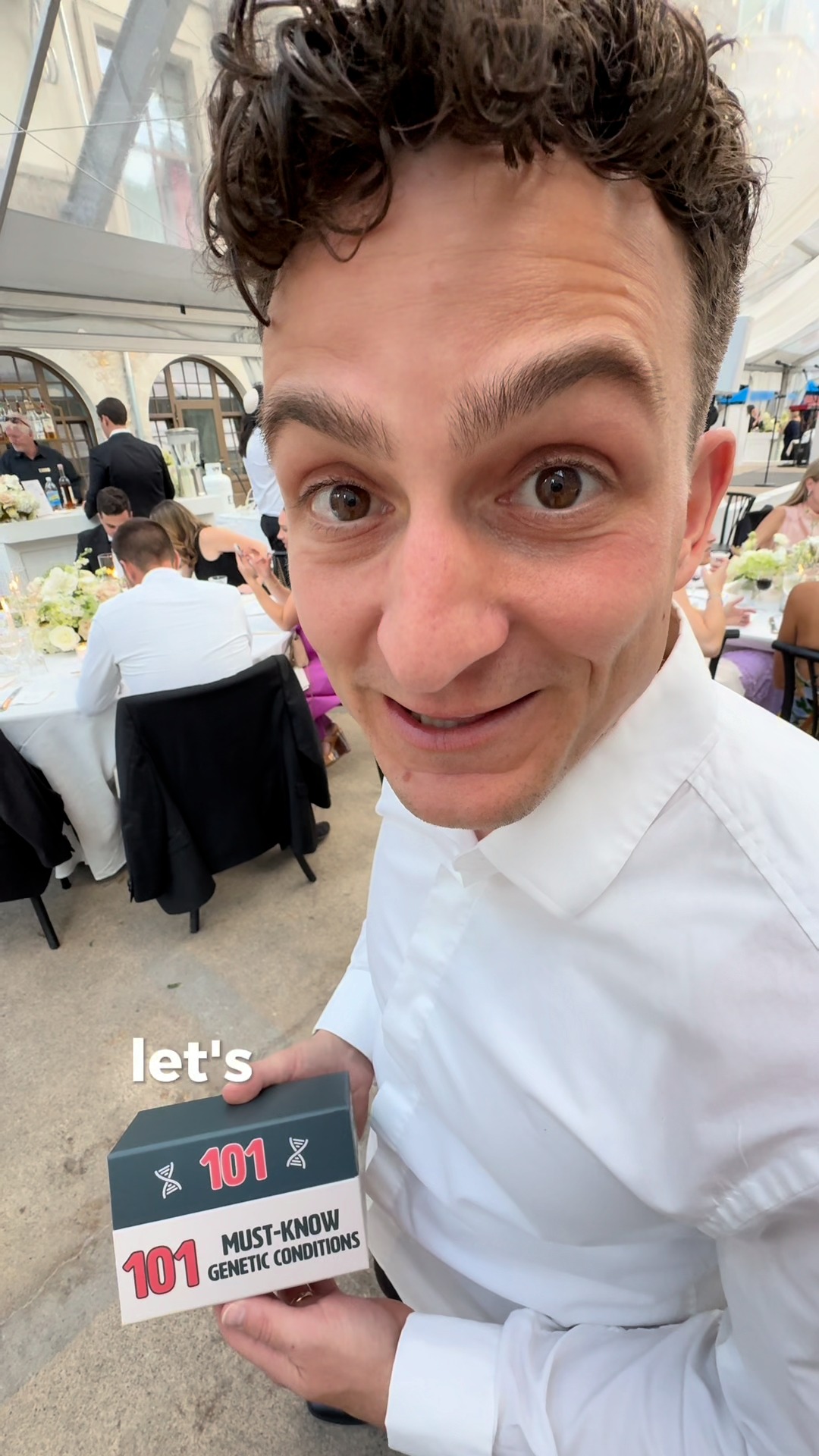 POV: You roll up to the function with your genetics flashcards and quiz all your old friends from med school 🤓