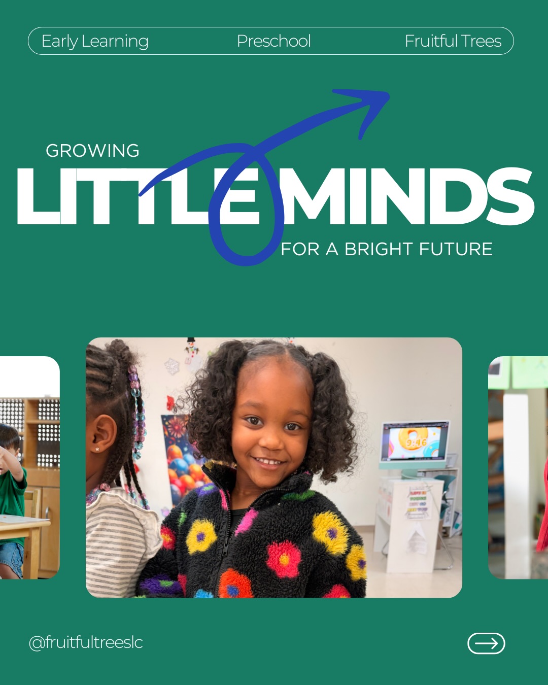 💛 Now Enrolling at Fruitful Trees Preschool 💛
Give your child a strong start rooted in care, learning, and growth. 🌿
Our nurturing, play-based environment supports early development while building confidence, independence, and a genuine love for learning.
✨ Focused on early literacy & development
✨ Encouraging exploration and creativity
✨ Safe, structured, and loving classrooms
✨ Strong kindergarten readiness foundations
📩 Message us today to learn more or schedule a tour.
⏳ Spaces are limited — we can’t wait to grow with your family!