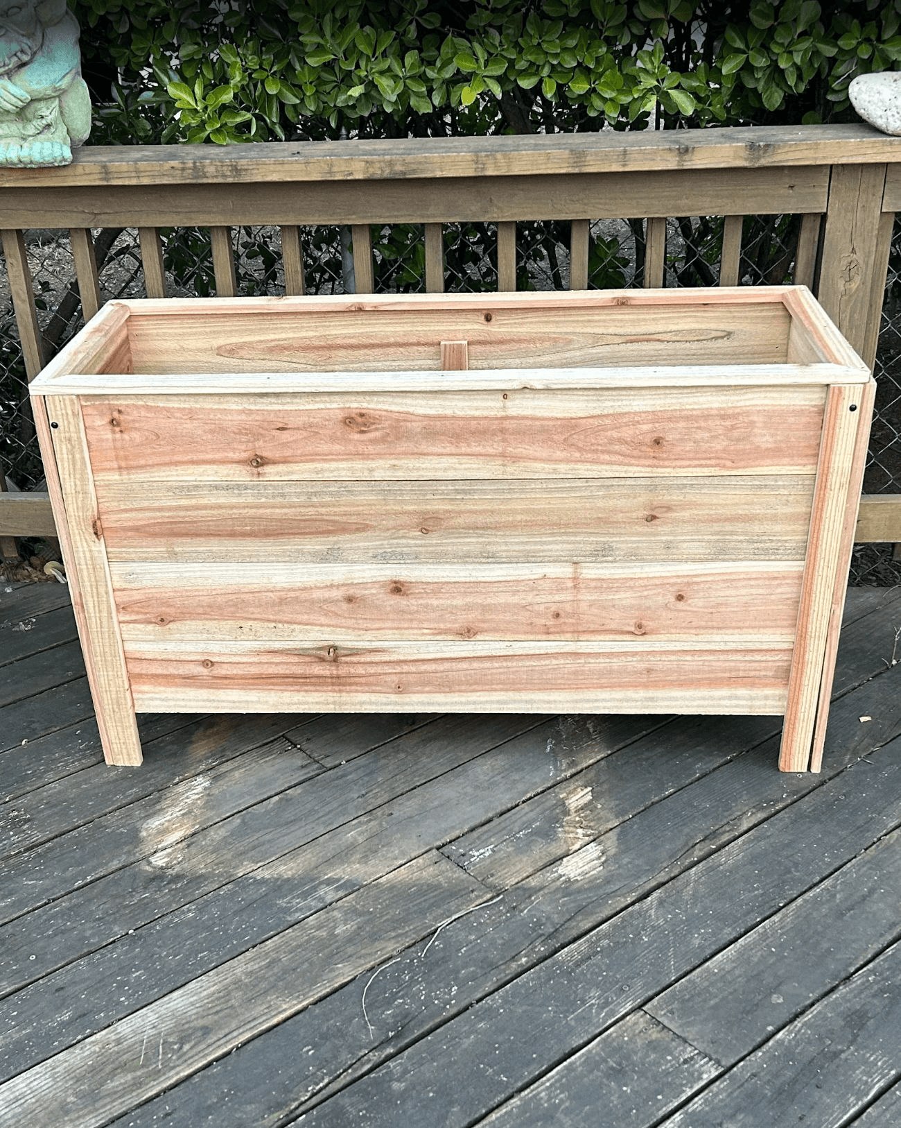 Danny was super prompt with my custom job. There was a minor issue with the first piece, but he quickly took care of it. I’m expecting the next two pieces soon, and I’m excited.
My fifth customer review for my woodwork business on this custom tall raised planter box shipped to VA.
#raisedplanterbox #raisedgardenbox