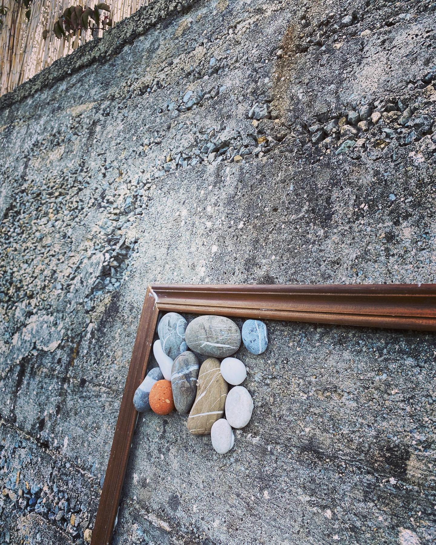 Decorating concrete wall #apricale #liguria #imperia