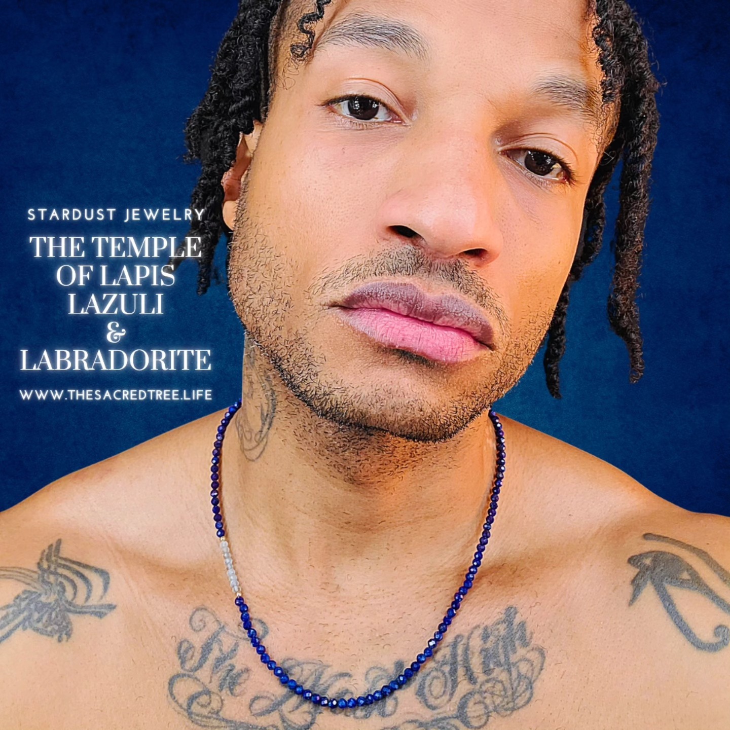 The Mind & Body Are The Temple Of The Soul...Stay Solid
#stardustjewelry #thesacredtree #lapislazuli #labradorite #necklace #14kgold #handcrafted #temple #energyonhigh #love #eternal