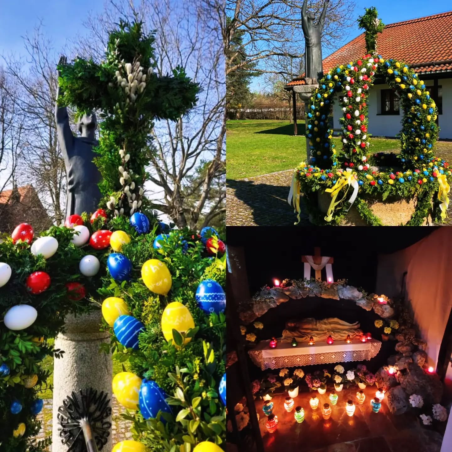 Ich wünsche Euch ein schönes, gesegnetes Osterfest 🐣.
Lasst es Euch gut gehen und genießt
die Ostertage 🌞🌷.
Vielen Dank auch an den @burschenvereinsurheim für die Gestaltung vom Heiligen Grab⛪️
und der Frauengemeinschaft Surheim für den wunderschönen Osterbrunnen!🪺
#ostern2024 #saaldorfsurheim #gemeindesaaldorfsurheim
#berchtesgadenerland