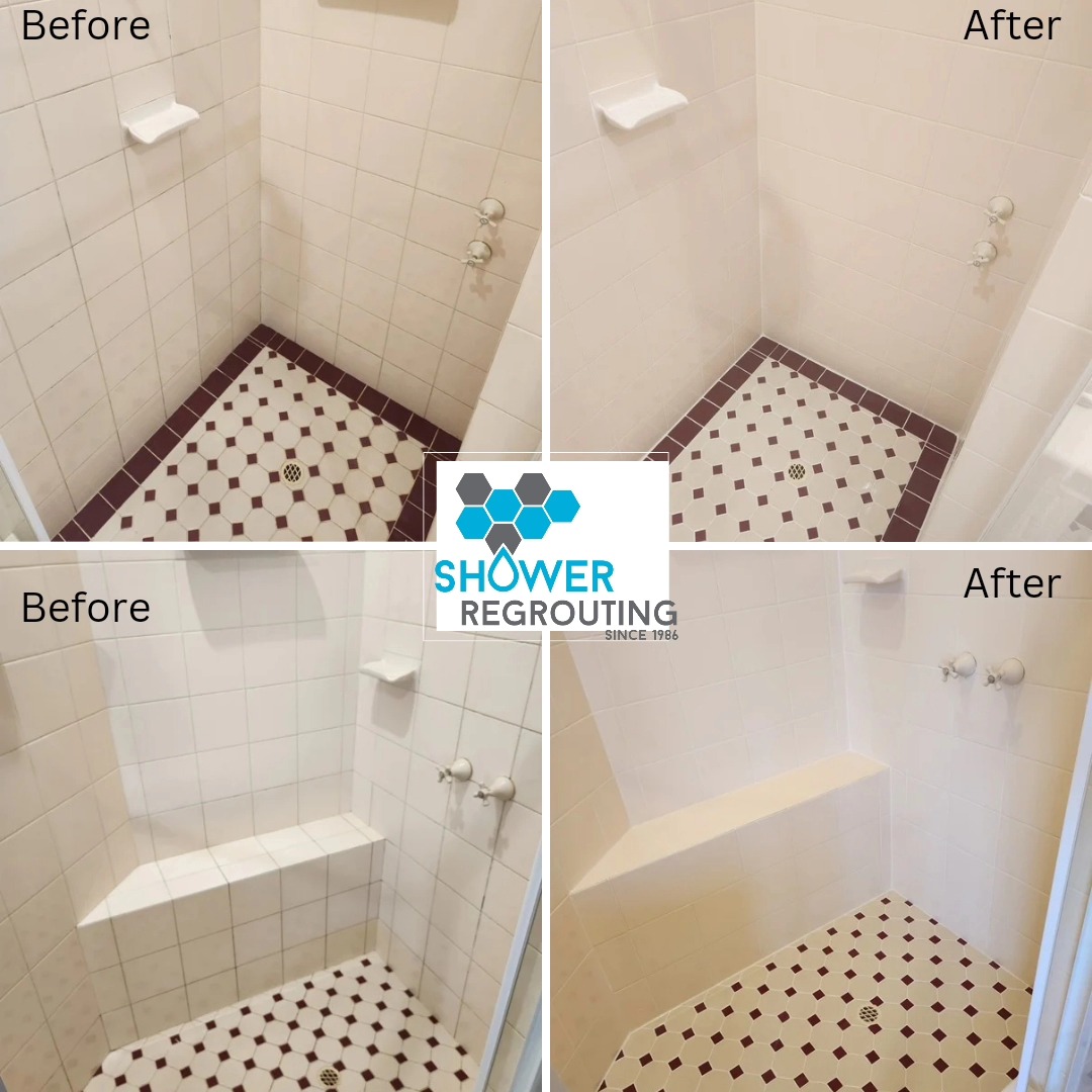 Revitalize your old shower with our expert regrouting services! 🛁✨ Say goodbye to stained and cracked grout and hello to a fresh, clean look. We specializes in rejuvenating vintage showers, bringing back their original charm.
Ready to transform your bathroom? Contact us today for a quote!