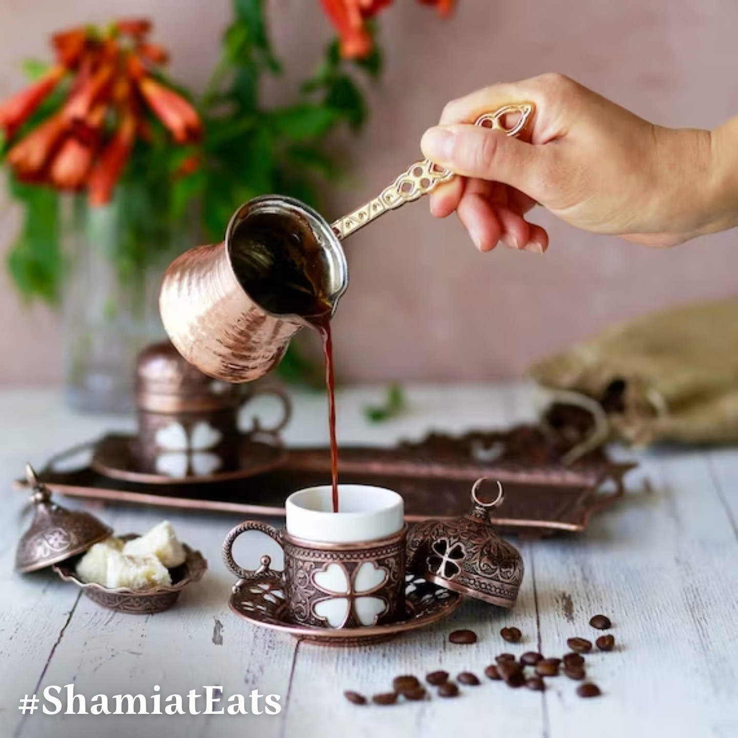 ☕ Sip into something new! Try our authentic Syrian coffee brewed to perfection. Find your moment of delight at Shamiat Cafe, 60 Victoria Road, Northcote ☕🌟
.
#ShamiatEats #Food #SyrianCuisine #MiddleEastern #TasteOfSyria #Mediterranean #Melbourne #MelbourneFood #FoodieFinds #ExploreLocal #DineInMelbourne #ArabicFood #SyrianFood #LebaneseFood #Eats #northcote #northcotefood #northcoterestaurants #syriancoffee #turkishcoffee #coffee