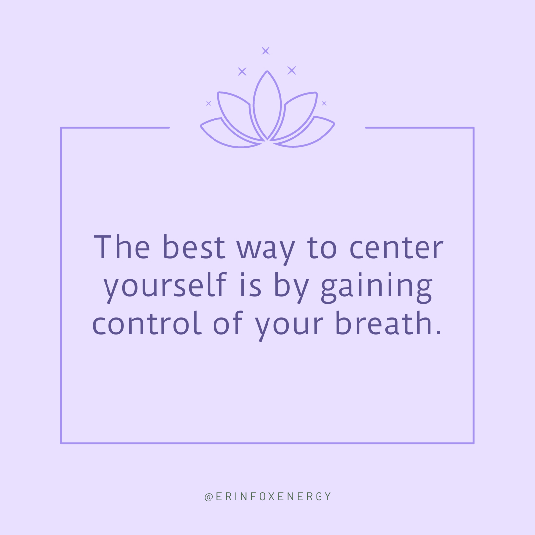 Gaining control of your breath will help you overcome stress, anxiety, overwhelm, anger and a lot of other negative feelings!
If you are ever feeling off-balanced and want to get yourself centered again, remember to breathe! 💜
#erinfoxenergy #energywork #energyhealing #breathing #controlyourbreath #breathwork #meditation #grounding #centeryourenergy #centeryourself #yogapractice