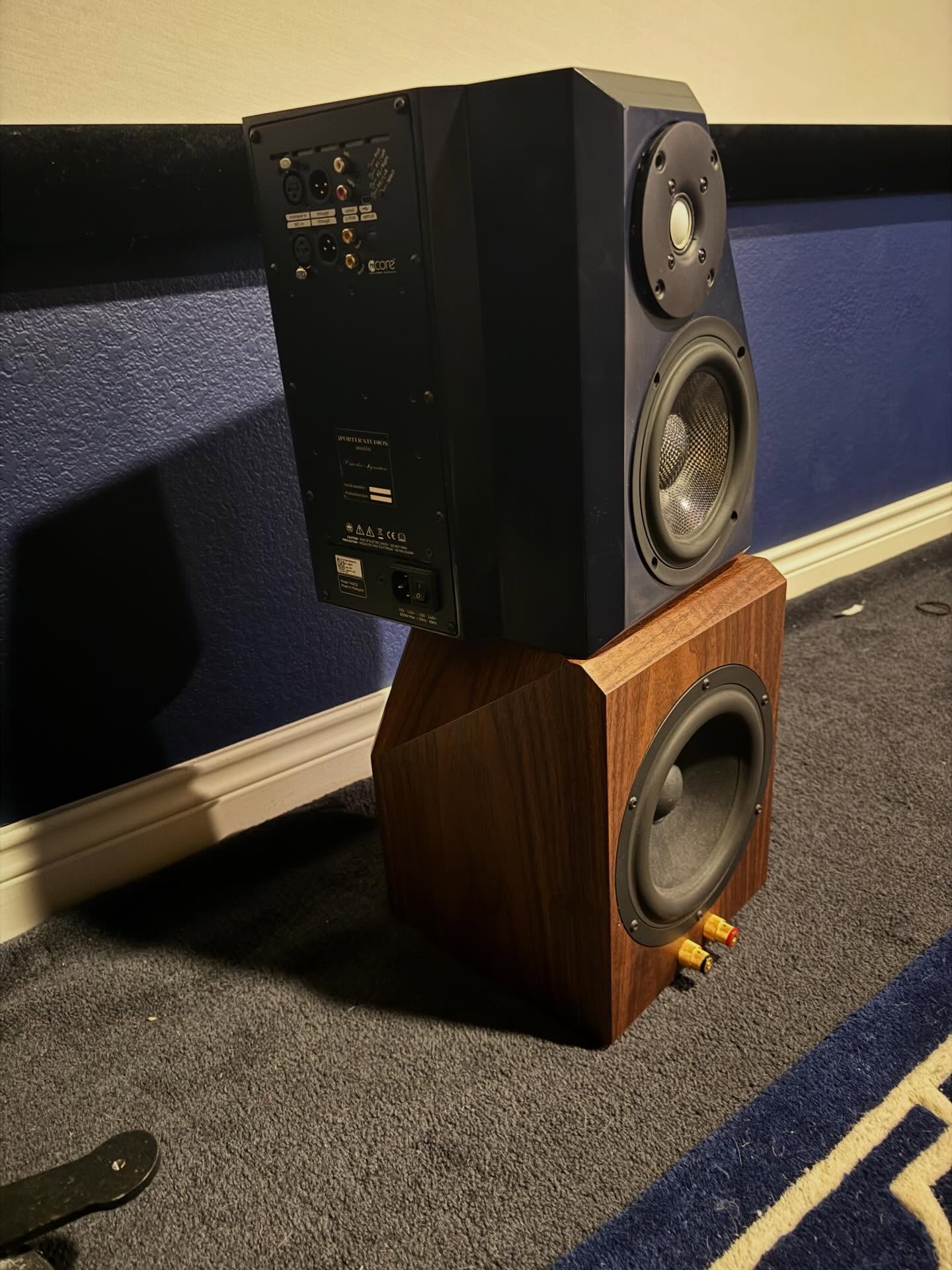 Micro stack, Dual 9” subs, active or passive, linear and compact, un heard of sounds