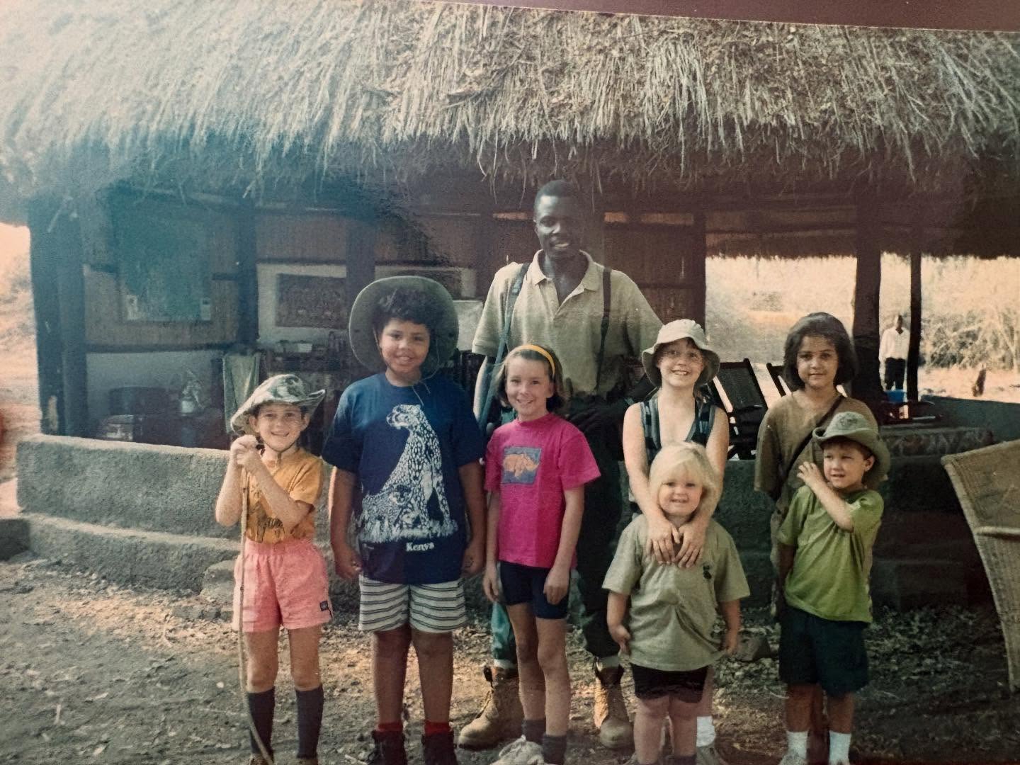 A few recognizable faces…
@godfrey.shawa.5 taking @jaynesp91 and @sprongers on their first walking safari in South Luangwa National Park in the mid 90’s.
Along with the Ganses, Campbells and Faulkners
Keeping a very safe distance from the giraffes that are just a little taller!
#landlake #southluangwanationalpark #walkingsafari