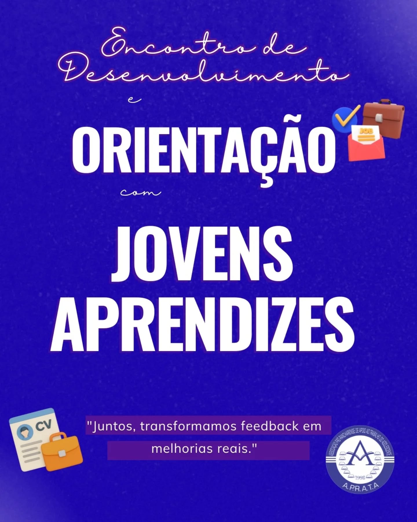 👩🏫 Com dedicação e cuidado, nossa coordenadora Márcia acompanha de perto o desenvolvimento dos jovens aprendizes.
💡 Cada encontro é uma oportunidade de orientação individual, com feedbacks construtivos que fortalecem o aprendizado e impulsionam o crescimento profissional.
🌱 Aqui, cada jovem é valorizado em sua jornada, recebendo apoio para transformar potencial em resultados.
📌 Porque acreditar nos jovens é investir no futuro!
#jovemaprendiz
#desenvolvimentopessoal📚
#DesenvolvimentoProfissional