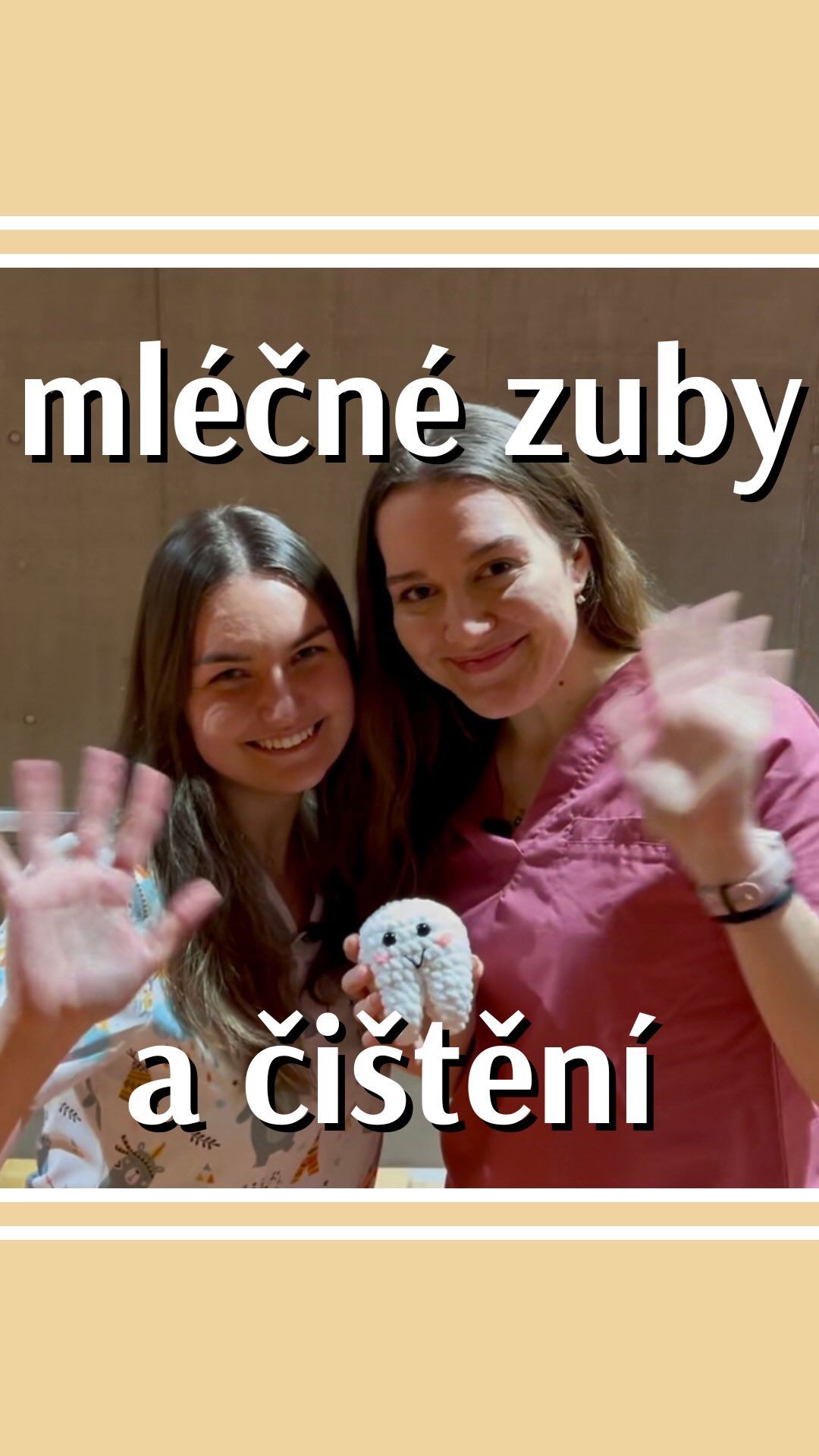 Proč je tak důležité dobře se starat o dětské zuby? 👧🦷
Připravili jsme pro vás krátké video, ve kterém najdete odpovědi na všechny důležité otázky. 🎥✨
Tak mrkněte – stojí to za to! 😉