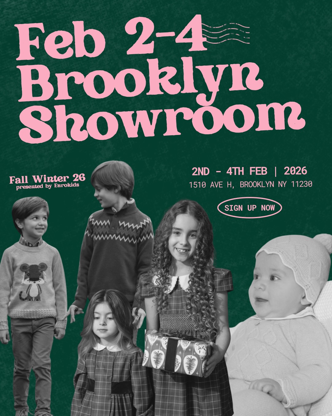 🏙️ BROOKLYN SHOWROOM (Feb 2–4)
📍 Brooklyn Showroom 🗽
🗓️ February 2–4
We’re kicking off the season in Brooklyn ✨
This first stop is all about slowing down, walking through the collections, and reconnecting in person 🤍
Showing with us:
@babygi_newborn • @martinaranda1965 • @deolindaandyou • @ninnaoh_official • @dr.kid_ • @meiapata • @cuquitozapatitos
📍 1510 Ave H, Brooklyn
Appointments encouraged — sign up now ✨
#eurokids #brooklyn #fw26 #kidswear #childrensfashion