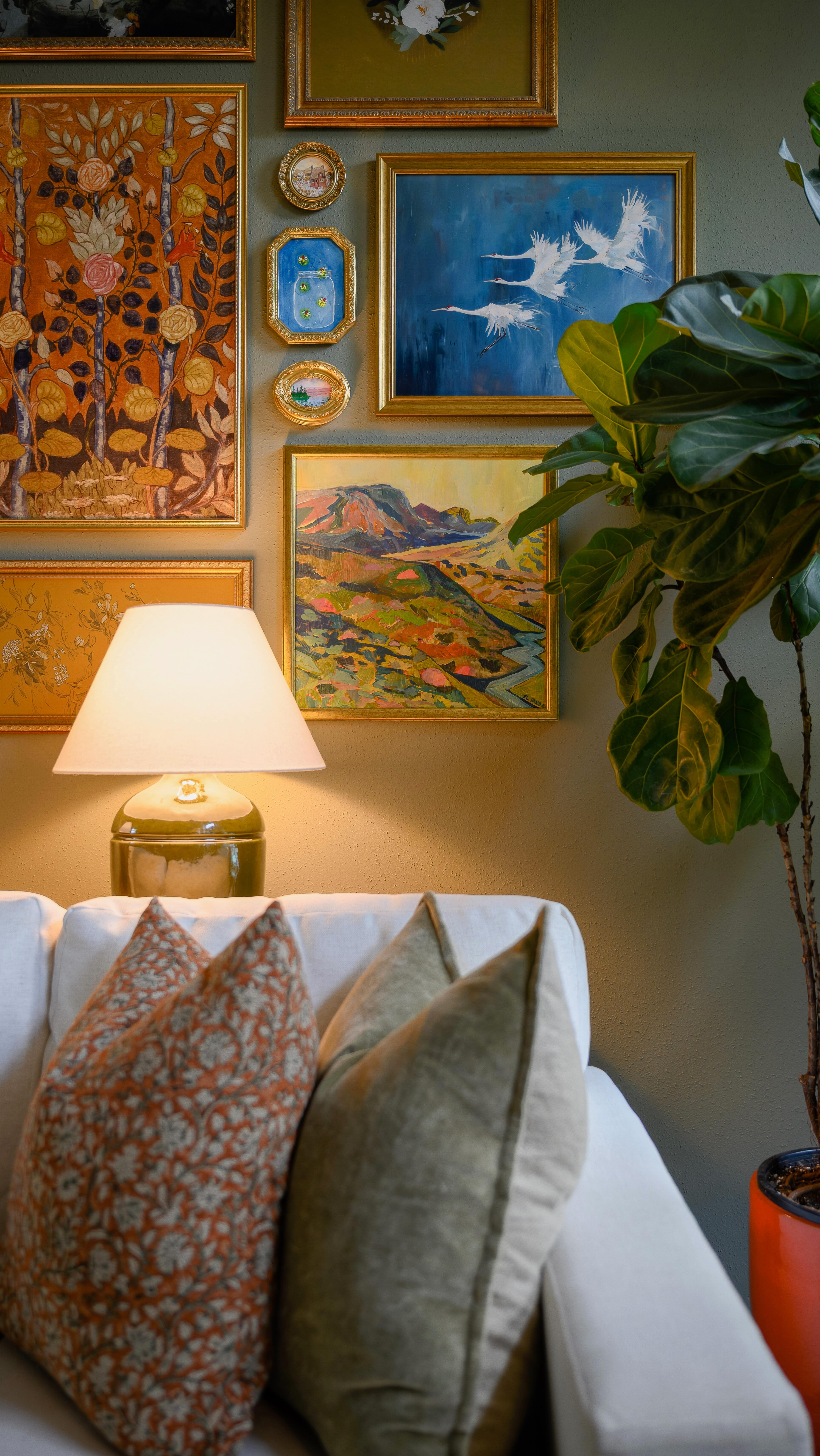 A lot of people will disagree with me on this...🫣
but less ISN’T always more.
Nowadays, we see so many people playing it safe in their homes... neutrals, minimalism, clean lines, blank walls. And that’s fine, but this client wanted the opposite. She wanted a living room that actually breathed life back into HER, full of pieces she loved and that brought her joy.
This room is stacked with color, pattern, texture, and character. It’s bold. It’s joyful. It’s lived-in. The kind of space you actually want to be in.
Stop running from color. Stop running from personality. Stop running from Maximalism. Go for the funky collage wall, mix the pieces you love, and don’t hold back. When you decorate with what makes you happy and actually commit to it, a room finally starts to feel alive and that’s exactly what makes it beautiful.
If you love homes designed with character, joy, and pieces you truly love, you’re in the right place a
Construction by @andersonfamilybuilders
Lovely art install by @goldstandardhandyman