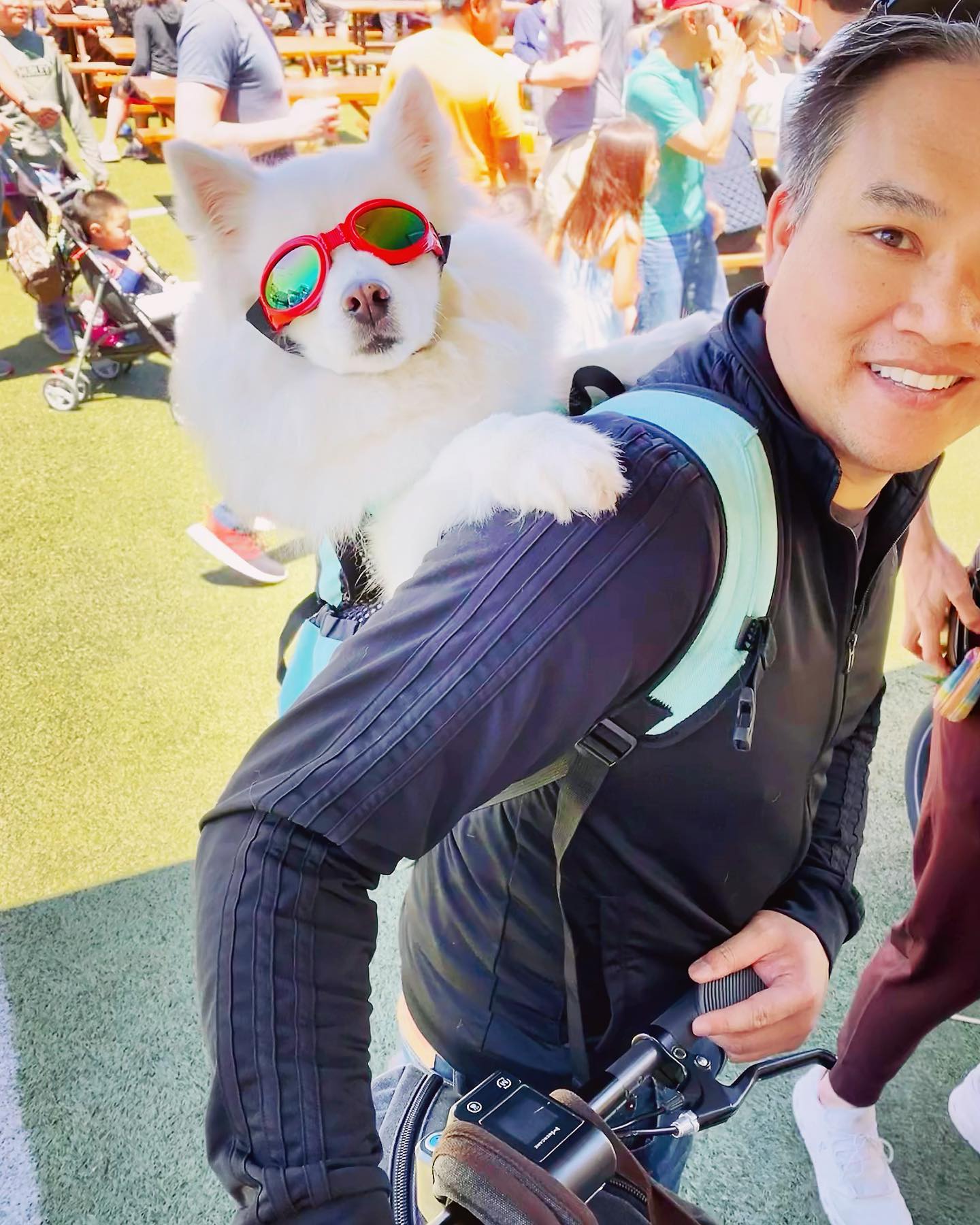 Hey, two MOMO noodle bowls please 🐶😎😘🐾
#dog #sunglasses #foodtruck #momonoodlesf #foodtruckfestival #food #sffoodie #noodles #chicken #spicynoodles #spicy #bayarea #bayareaeats #sanfrancisco #sanfranciscofood #lunch #asianfood #mobilefood #eatsf #sfeater #whatsforlunch #sendnoods #sichuanfood #szechuan #foodie #noodlepull #liftingnoodles #yelpsf #nightmarket