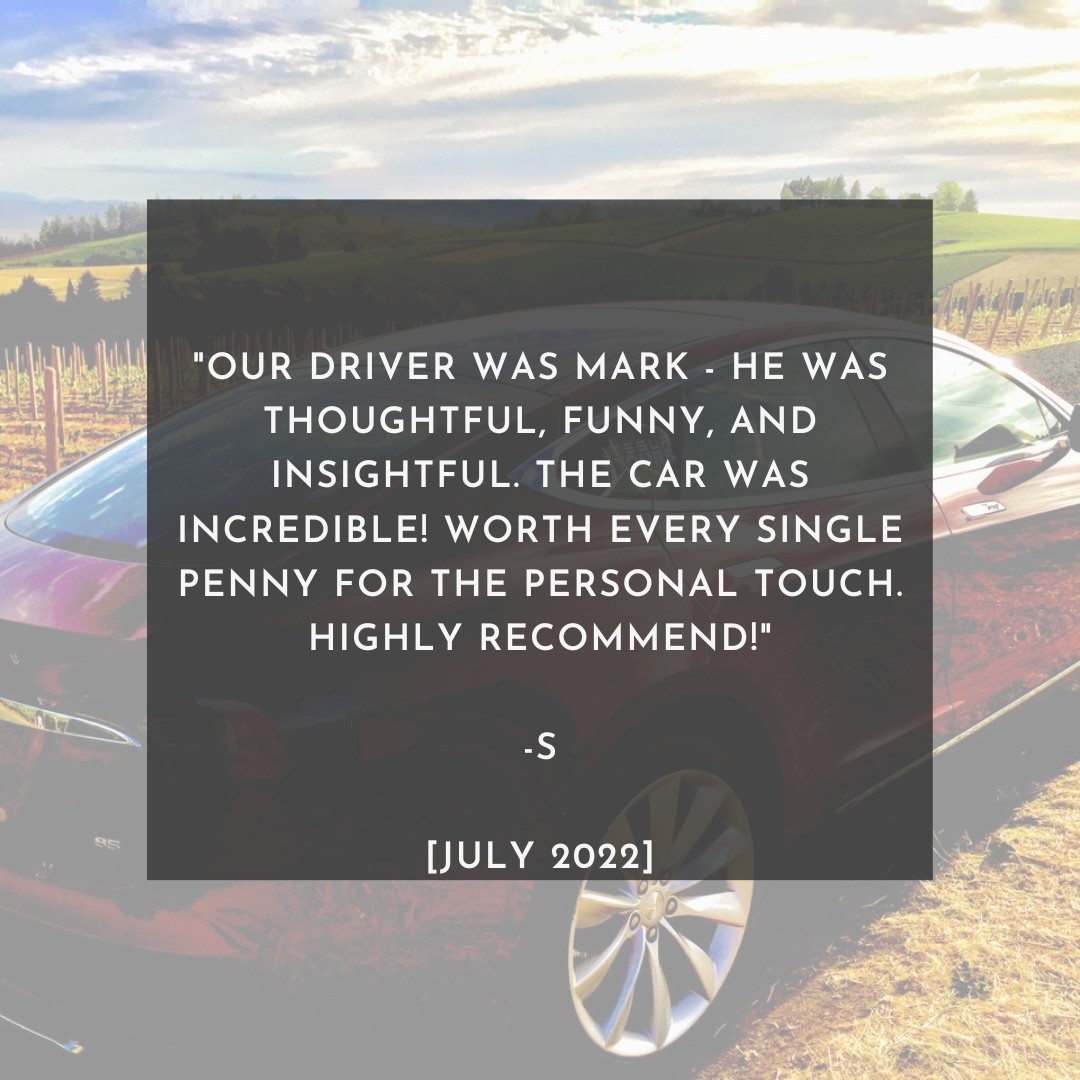 💬 ”I booked a private tour with my daughter. We had a few hours on a stop in Victoria during our cruise. She was really wanting to see the castle where a few movies were filmed, so Alset built our itinerary around that, along with the limited time we had before needing to be back on the ship. Our driver was Mark - he was thoughtful, funny, and insightful. The car was incredible! Worth every single penny for the personal touch. HIGHLY recommend!”
Thanks for your wonderful review and for touring with us, S! Check out Alset Tours on @TripAdvisor to read more about our services. 🌟
👉 Give us a call to book today or visit our website - link in bio!
📆 July 2022
•
•
•
•
#regenerate #alsettours #electrictourism #agritourismo #explorebc #bcwinetour #bcwine #canadianfoodie #explorepnw #pnwonderland #ethicaltourism #naturetravel #farmstay #vancouverisland #explorevancouverisland #modelx #solarpanels #solarpower #solar #victoriabc #yyj #eatlocal #smallbusinessyyj #supportlocalyyj #tripadvisor