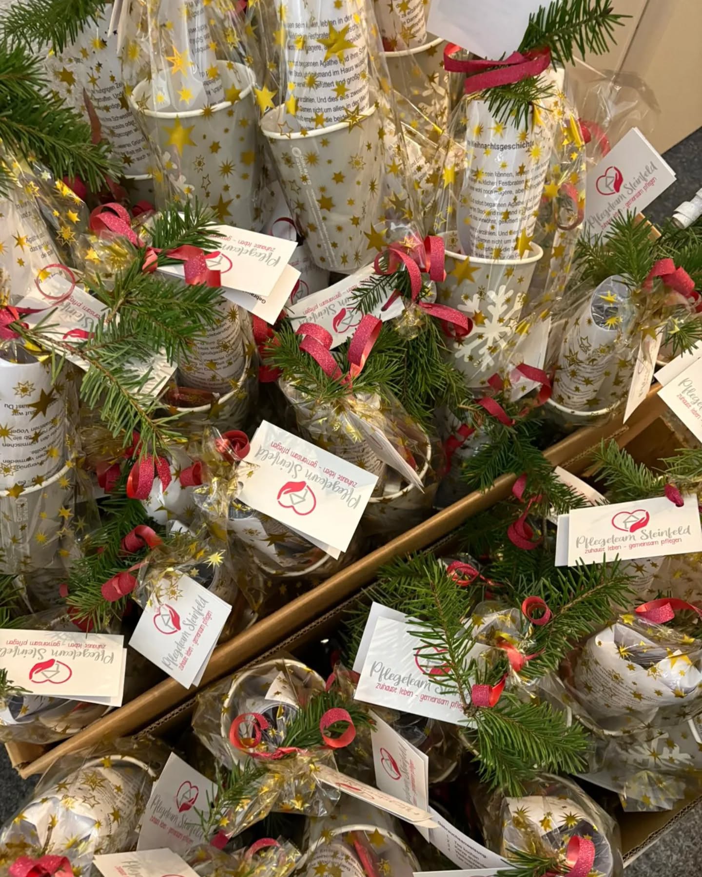 Moin, Moin!
„Am Himmel leuchten hell die Sterne,
Glocken läuten in der Ferne.
Die Herzen werden weich und weit,
wir wünschen eine schöne Weihnachtszeit!“
✨✨✨✨✨✨
Ein paar Weihnachtswichtel waren heute ganz fleißig!
#pflegeteamsteinfeld #ambulanterpflegedienst
#weihnachtsgeschenke #weihnachtsgrüße #teamliebe #weihnachtswichtel #vonherzen #mitvielliebe #dankbar