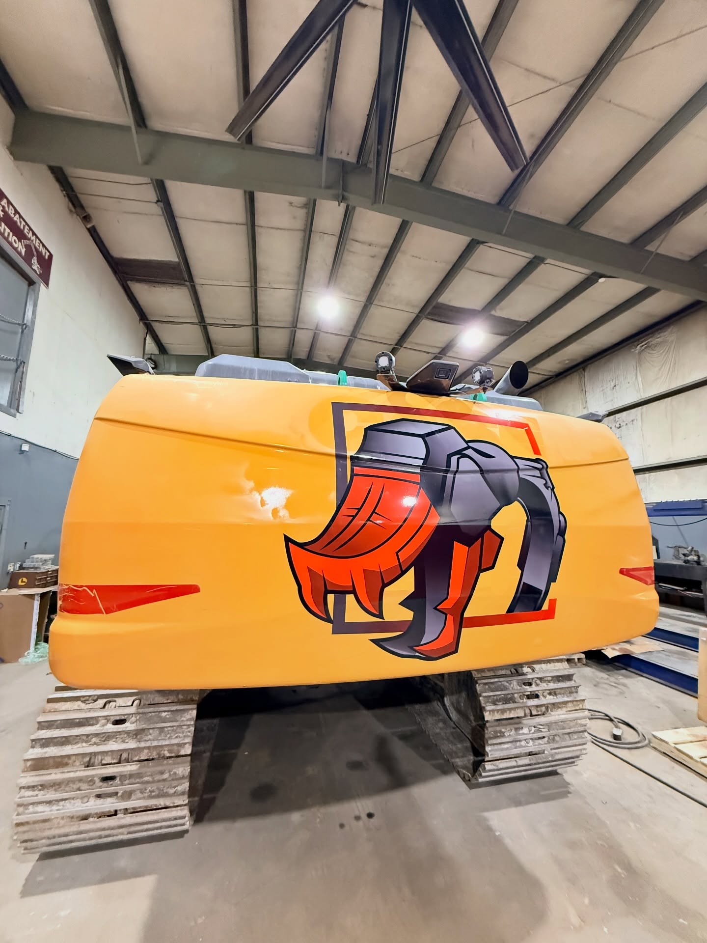 CX350 in for some touch ups, maintenance, and fresh branding @imageadvertising 👌