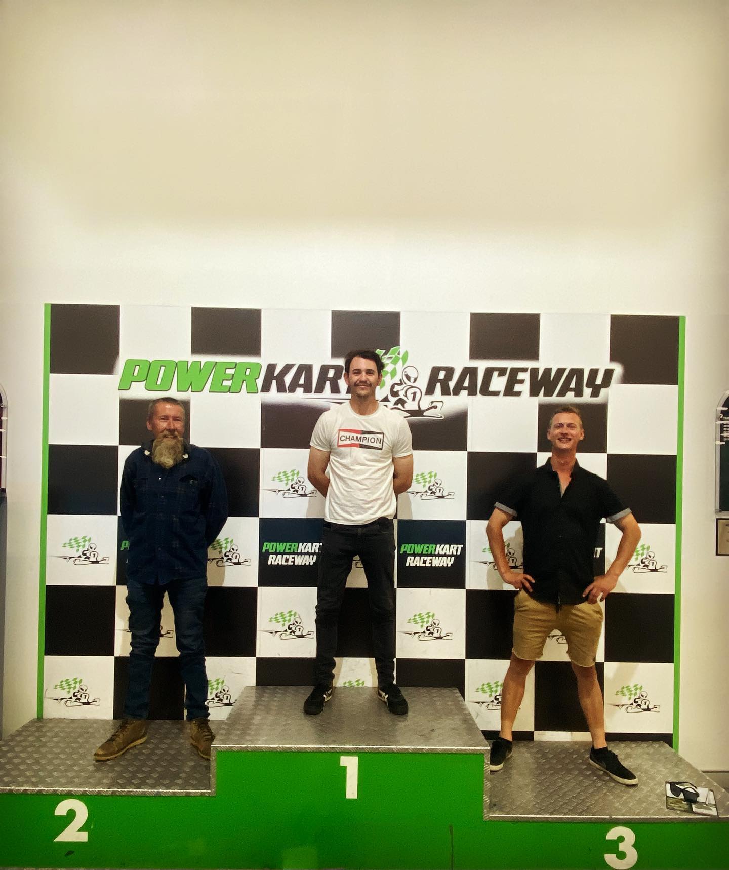 First annual #ropeaccessengineering #grandprix. Congrats to the top 3! Brodie, Paul and James. Well done everyone! Game on next year! #gokarts #powerkartscanberra #ropeaccessengineering #wearecbr