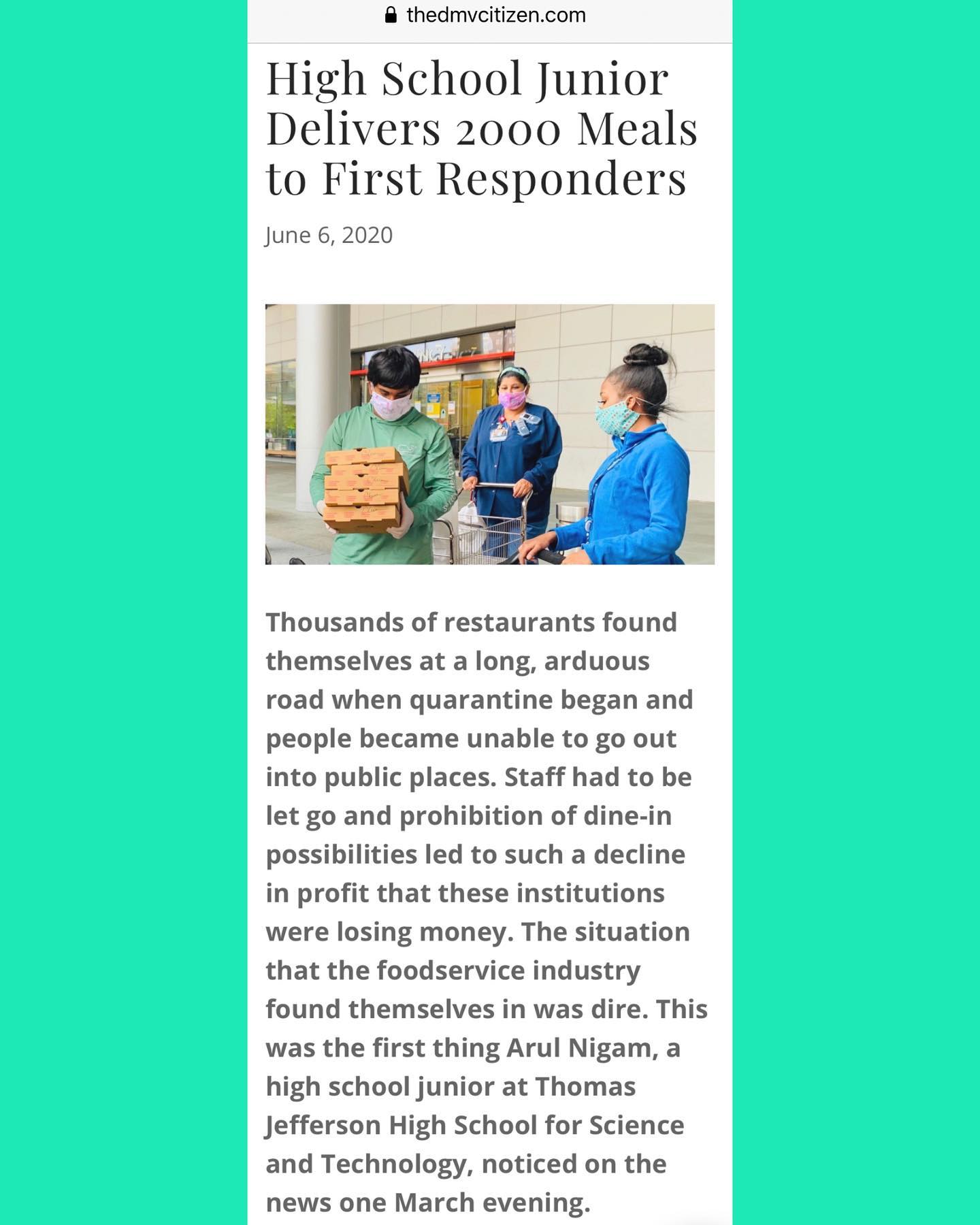 Thank you to 𝘛𝘩𝘦 𝘊𝘪𝘵𝘪𝘻𝘦𝘯 for this awesome article and spreading the word about the #HeroesOfCOVID initiative! Check it out: bit.ly/3i61xSm