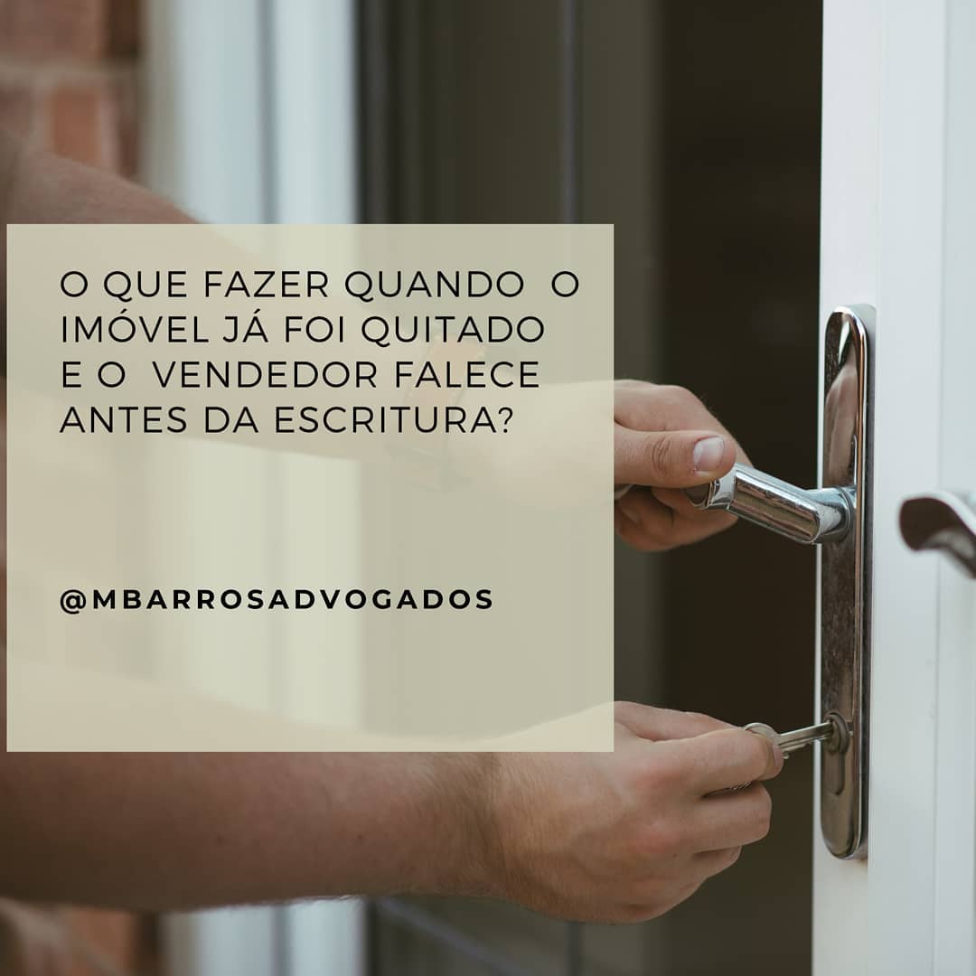 🏠Neste post explicaremos o que o comprador deve fazer se quitou o imóvel mas o vendedor faleceu antes da transferência no Registro Geral de Imóveis.
Diante do cenário brevemente narrado acima, havendo comprovação do pagamento das parcelas previstas em contrato, bem como se tratando de imóvel com registro devidamente regularizado em nome do antigo proprietário, uma solução para a outorga da escritura do imóvel é a adjudicação compulsória.
.
.
. 🔑Tal possibilidade encontra regulamento nos artigos 1.417 e 1.418 do Código Civil e ainda no Decreto-Lei 58/1937 nos artigos 15 e 16, bem como na súmula 239 do STJ , sendo uma forma de sanar a ausência do vendedor do imóvel para que o novo proprietário possa regularizar o imóvel em seu nome, realizando a escritura.
.
.
. ⚖️Trata-se de um processo judicial simples, se comparado com os demais. Uma alternativa viável e eficaz para regularizar imóveis em que não possua toda documentação necessária, assim, o Juiz determina que proceda o registro de imóveis.
.
.
Em resumo: em casos de recusa ou impossibilidade de realizar a escritura de compra e venda por falta do comprador ou do vendedor, a solução para se obter o registro junto ao Registro de Imóveis é a ação de adjudicação compulsória.
.
.
Assim, há possibilidade de regularizar a situação do registro do imóvel mesmo sem a outorga de quem o vendeu. ⚖️Autoria: Advogada Aine Prado, do nosso time de Direito Imobiliário! @ainepradoneves
Ficou com mais alguma dúvida? Possui um imóvel que deseja regularizar o registro?
Comente aqui ou nos mande DM.
OAB/RJ 154.899
#advocacia #civil #imoveis #imobiliaria #macae #direito