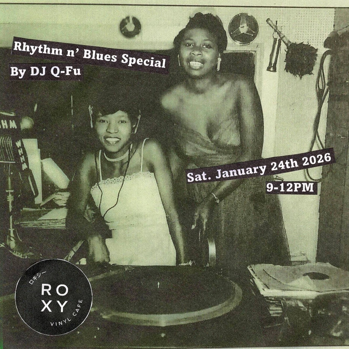 Roxy Saturday Vinyl Session / DJ Q-Fu
Samstag, 24. Samstag 2026, 21:00
Gratis Eintritt!
Rhythm and Blues set by DJ Q-Fu…
@l.l.qushell
#roxyvinylcafe #vinylcafe #musicbar