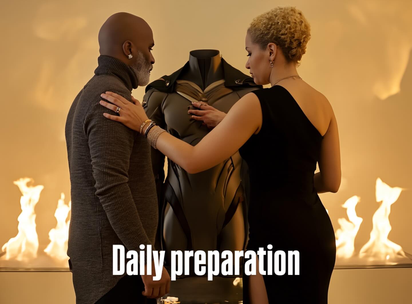 A thanks for ensuring your partner is prepared to go out into this world that is vastly different now from what we knew. Thank you for polishing his armor to fight the fight and protect the family. #genx #blacklove #differentworld #chaos #orchestratedchaos