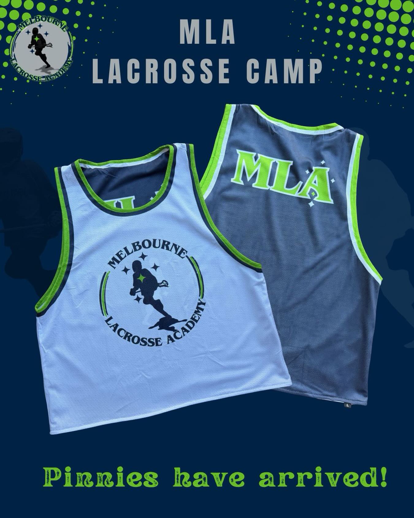 Our School Holiday Lacrosse Camp starts TOMORROW and we are ready to go! Our coaches are pumped, the weather forecast looks perfect and our MLA pinnies have arrived (thank you @rematchathletic)! Can’t wait to meet everyone in the morning!
#melbournelacrosseacademy #mla🥍 #lacrosseskills #lacrossecamp