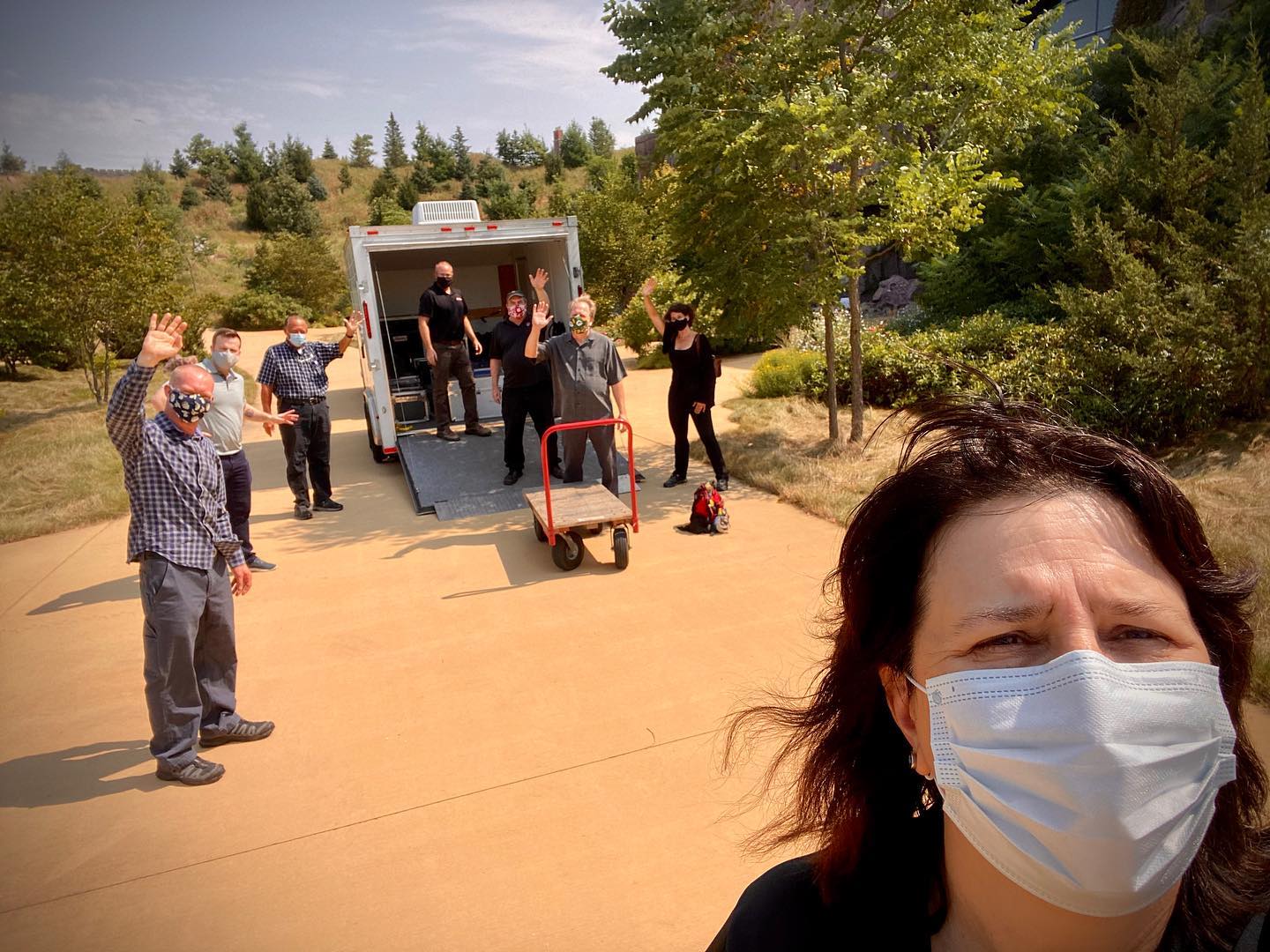 Loading out after a great show.