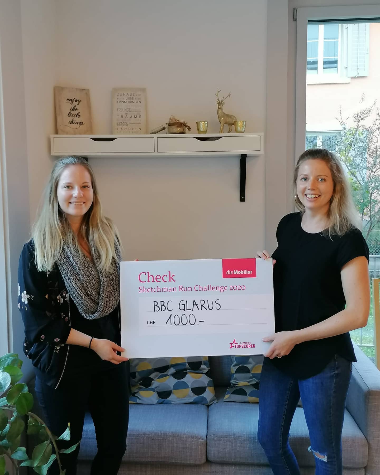 Gewonnen! Herzlichen Dank für eure tolle Unterstützung! 💪🏻 Danke @diemobiliar
#sketchmanrunchallenge#BBCGlarus