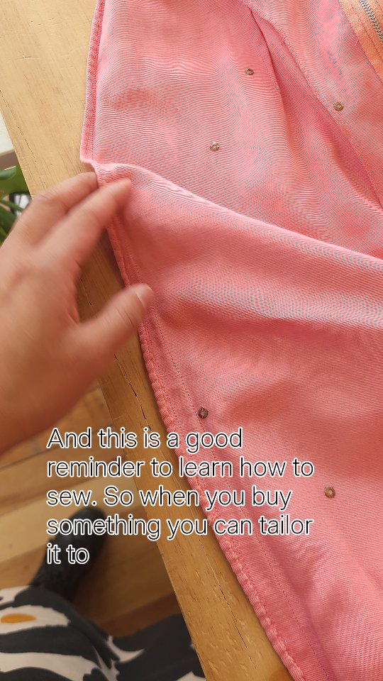 Vintage clothing pieces all hold a story. This one was told by it's altered seams.