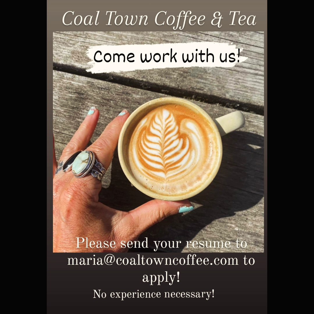 📣 Spread the word! We are still accepting applications for the 2024 summer season!
Send your resume and a little note introducing yourself to maria@coaltowncoffee.com and come make coffee with us!