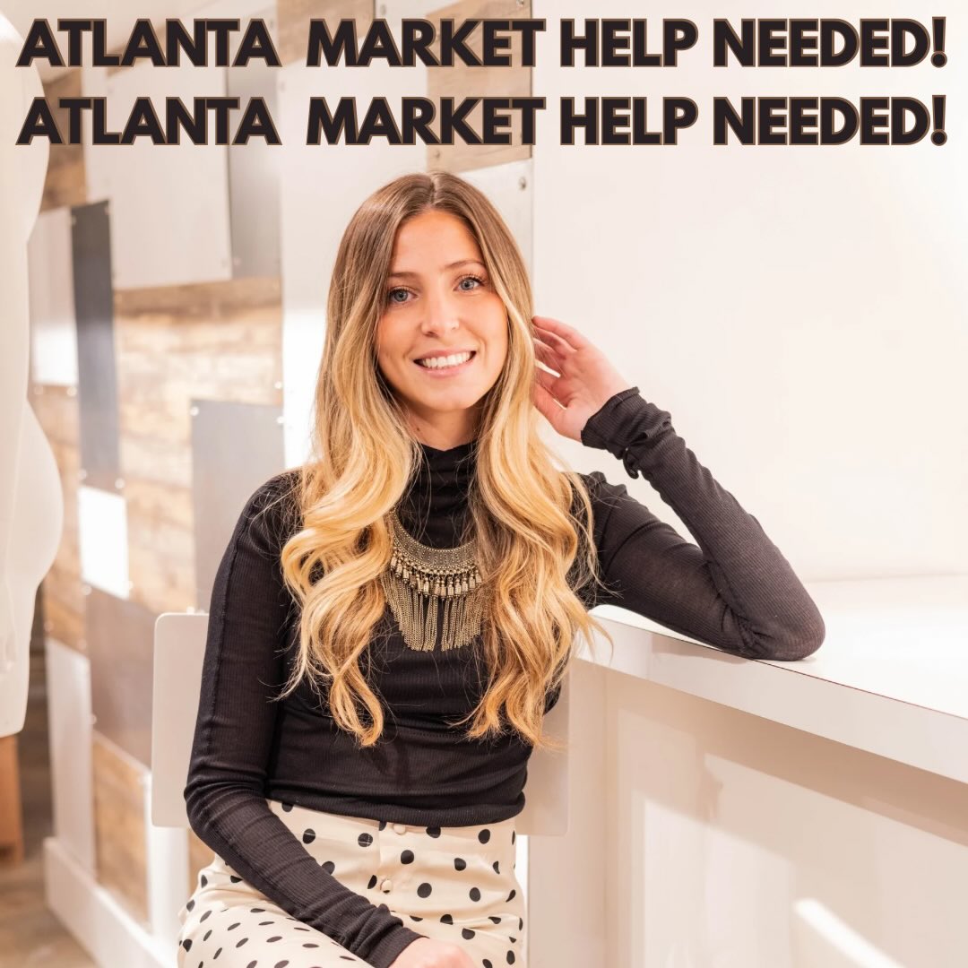 Hey, babe!💕
We are looking for some fashionable, friendly, outgoing people to help us at Atlanta Market in a couple of weeks! If you or someone you know is interested, please email our showroom a copy of your resume.✨📄
Let’s have a great week together!
💌: showroom@mphyman.com
