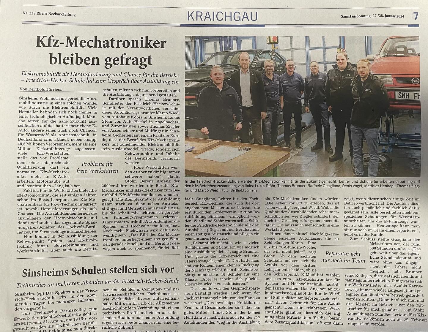 Zukunftssicherung des Handwerks