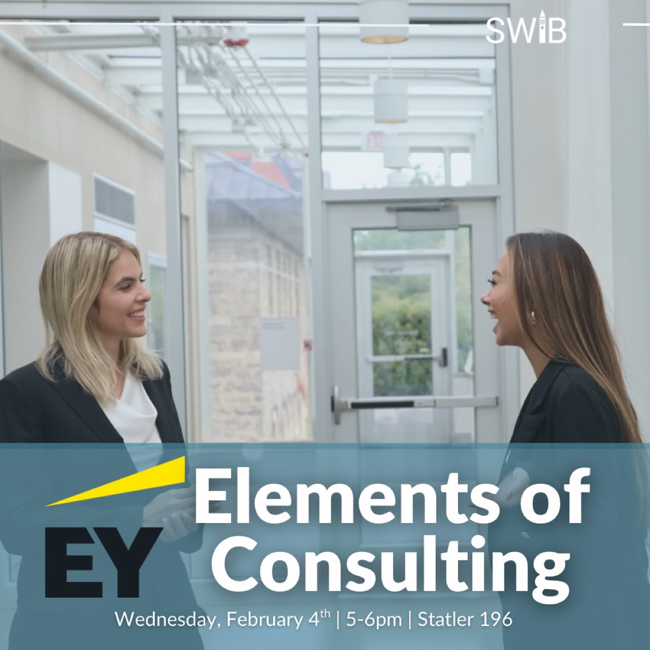 We’re excited to collaborate with GRC, CC, and AI Club for EY’s Elements of Consulting event on February 4th. This is a great opportunity to connect with EY professionals and learn more about their recruitment process. RSVP through the link in our bio!