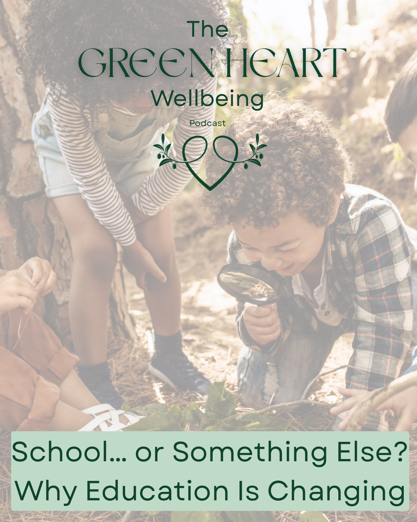 New episode of The Green Heart Wellbeing Podcast: Life After Teaching.
This week I’m exploring alternative education, homeschooling and unschooling — and why more families are beginning to question whether traditional school is the right fit for their child right now.
This isn’t an anti-school conversation. It’s a reflective look at wellbeing, pace, nervous systems and what learning can look like beyond the classroom.
If you’re a parent, educator, or simply curious about how education is evolving, this one’s for you.
Listen wherever you gets podcasts or check it out on YouTube 💚
#GreenHeartWellbeing #LifeAfterTeaching #AlternativeEducation #Homeschooling #Unschooling #WellbeingInEducation #ChildLedLearning #EducationPodcast #ParentingAndEducation