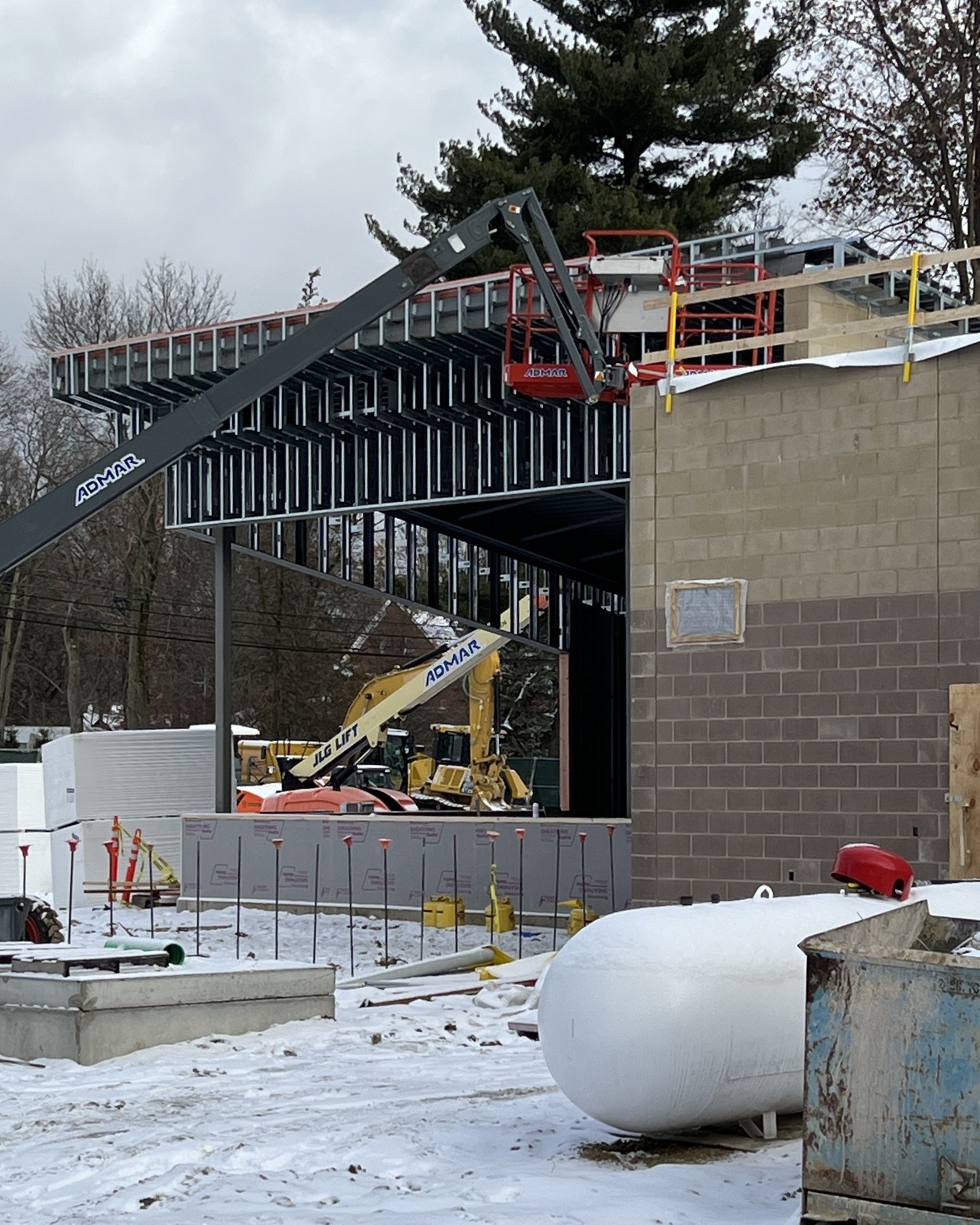 One of DesignLeveL's latest efforts, the Akron Zoo Hospital, is moving along well, with construction making strong and visible progress. As the architect of record for this project, DesignLeveL has had the privilege of working with the Akron Zoo team to help them fully realize this next chapter in their story of elevating care for their animal population. The roofs are now in place, and as the structure continues to take shape, it’s exciting to see months of planning and coordination coming together on site. We plan on posting more progress photos in the months to come. Stay tuned!
@akronzoo
#DesignLeveL
#AnimalWellbeing
#Animalhospitals
#ArchitectureForAnimals
#ZoologicalHealthcare
#zoohospital
#Architecture
#Architecturedesign
#Design
#DesignCommunity
#DesignThatCares
#CreativeWorkspace
#BuildWithPurpose
#ConstructionProgress
#DesignToReality
#WorthingtonOhio