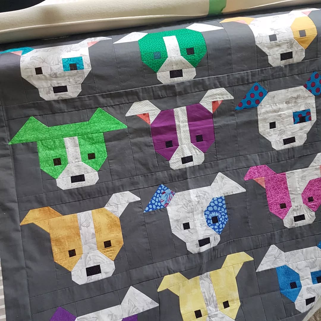 Up next on the longarm is this adorable puppy quilt made by Audrey 🐶❤
#quiltingismypassion #misty.mountain.studio #longarmquilter #quilting #apqsmillie30 #quiltpath #canadianquilter #quiltersofinstagram #quiltersgottaquilt #longarmquilting #quiltersinvictoriabc #puppypower