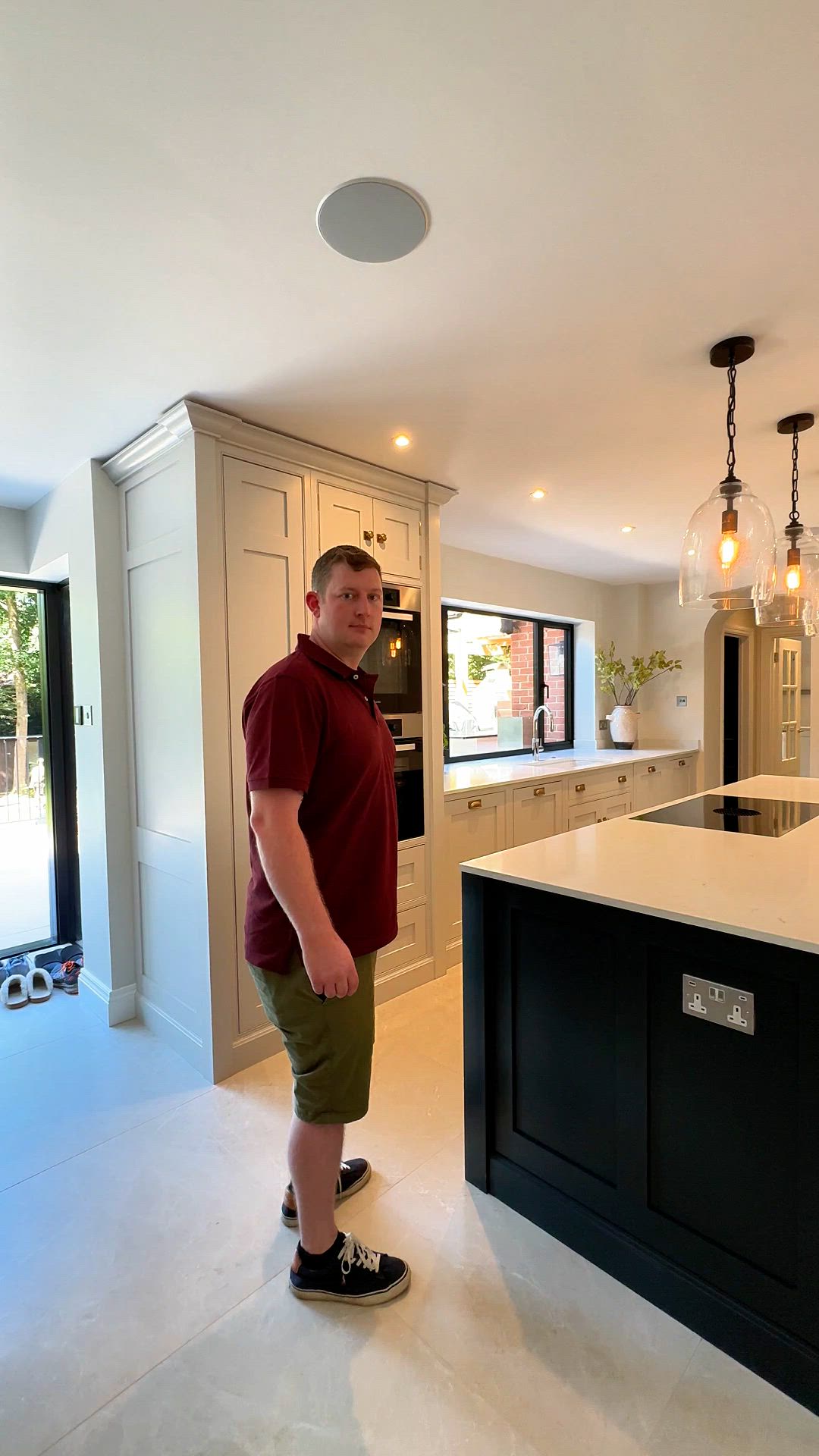 Come a little closer and see how this kitchen truly works. Every opening system is carefully selected, from bi-fold doors to full pull-out mechanisms, each responding to a specific function within the space. Every detail is thoughtfully designed to support comfortable, ergonomic movement for our client. #BespokeDesign #KitchenInspo #InteriorDesign #ModernLiving