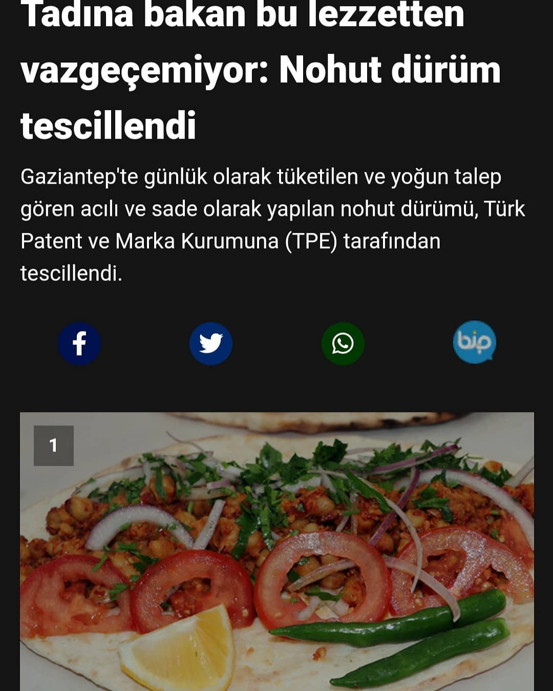 #dürümcürecepustaincilipınar #gaziantep #türkiye #dünya #marka #patent #tpe #nohutdürümü #dürümcürecepusta