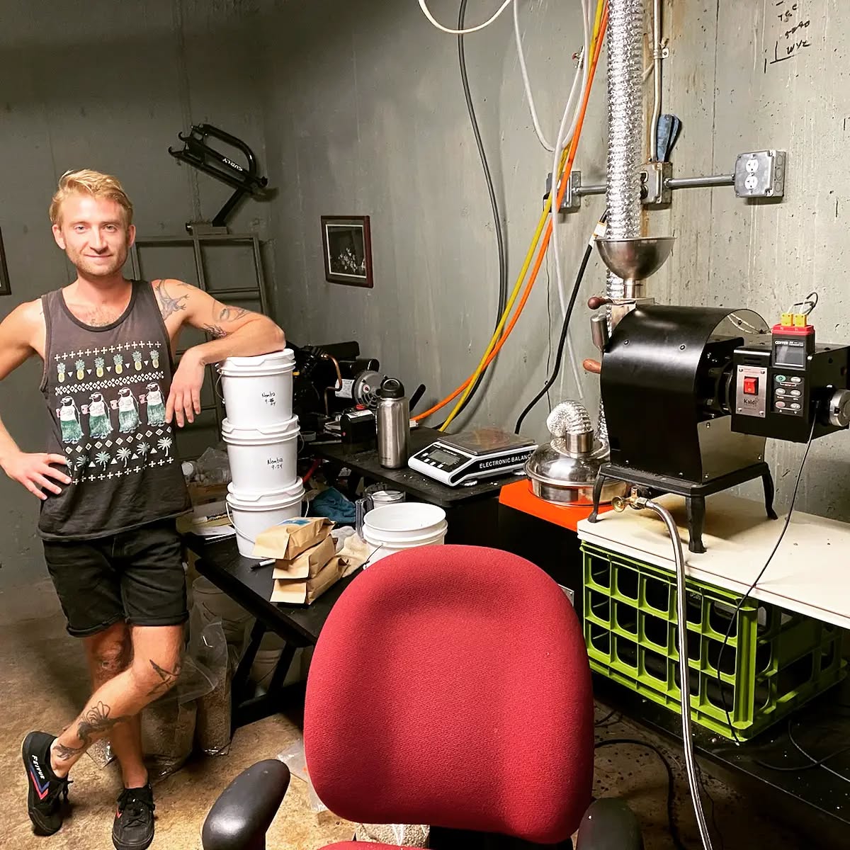 It's not much of a roastery, but it's my DIY roastery. The Ghost with the most!