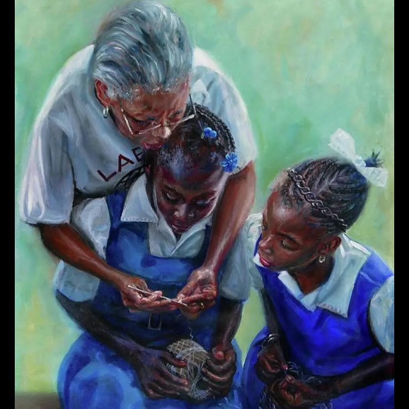 This piece really spoke to me on so many volumes. My grandmother is my teacher in many things, but crocheting has really been one of my favorites! The legendary skills were passed down even from her own mother… the quilts that touch my very bed. I’m just so thankful that I have been able to learn… and I’m not done YET!
Artist @jagartist 🎨
#jussalilboutique #crochet #croche #grandmashands #love #appreciation