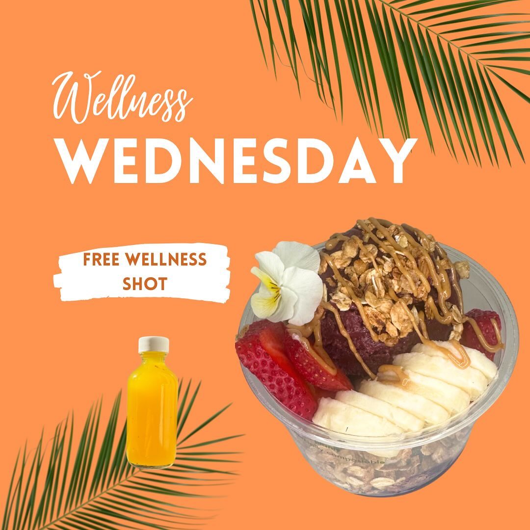 The greatest wealth is health, so we’re hooking you up with a FREE wellness shot with every purchase! 😉
⚖️ Our perfectly balanced blend of apple, ginger, turmeric, lime, and peppercorn is just what you need to nourish your entire self.
#wellnesswednesday #wellnessshots #healthiswealth #healthandwellness #healthylifestyle #smoothies #healthbenefits #wellness #wellnessjourney #lasvegaslocals #lasvegasfoodie #lasvegasfoodies #lasvegaslocals #fitness #fit #smoothie #lasvegasbusiness #vegan #lasvegasinfluencer