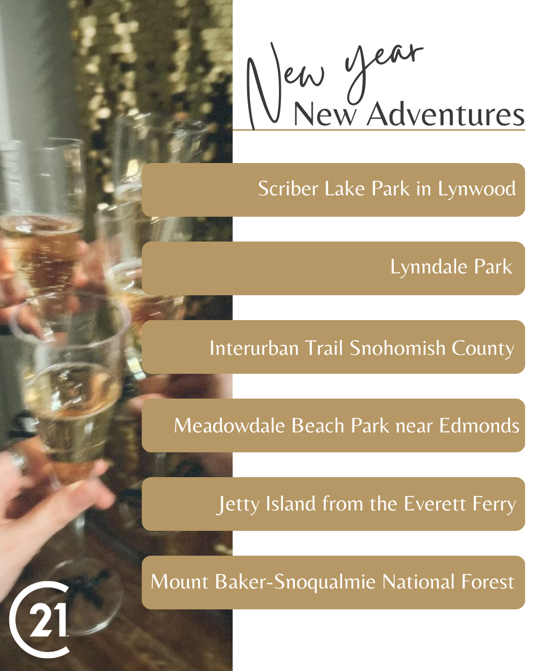 Adventure is just around the corner! Kick off the year exploring the best of Snohomish County. ✨
#PNWAdventures #LynnwoodWA #NewYearExploring #CENTURY21REC